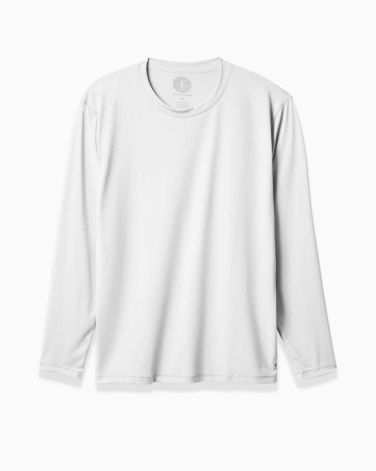 Protector Element Guard | UPF 50+ Long Sleeve UV Protective Shirt WHITE front flat #color_white