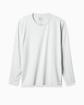 Protector Element Guard | UPF 50+ Long Sleeve UV Protective Shirt WHITE front flat #color_white