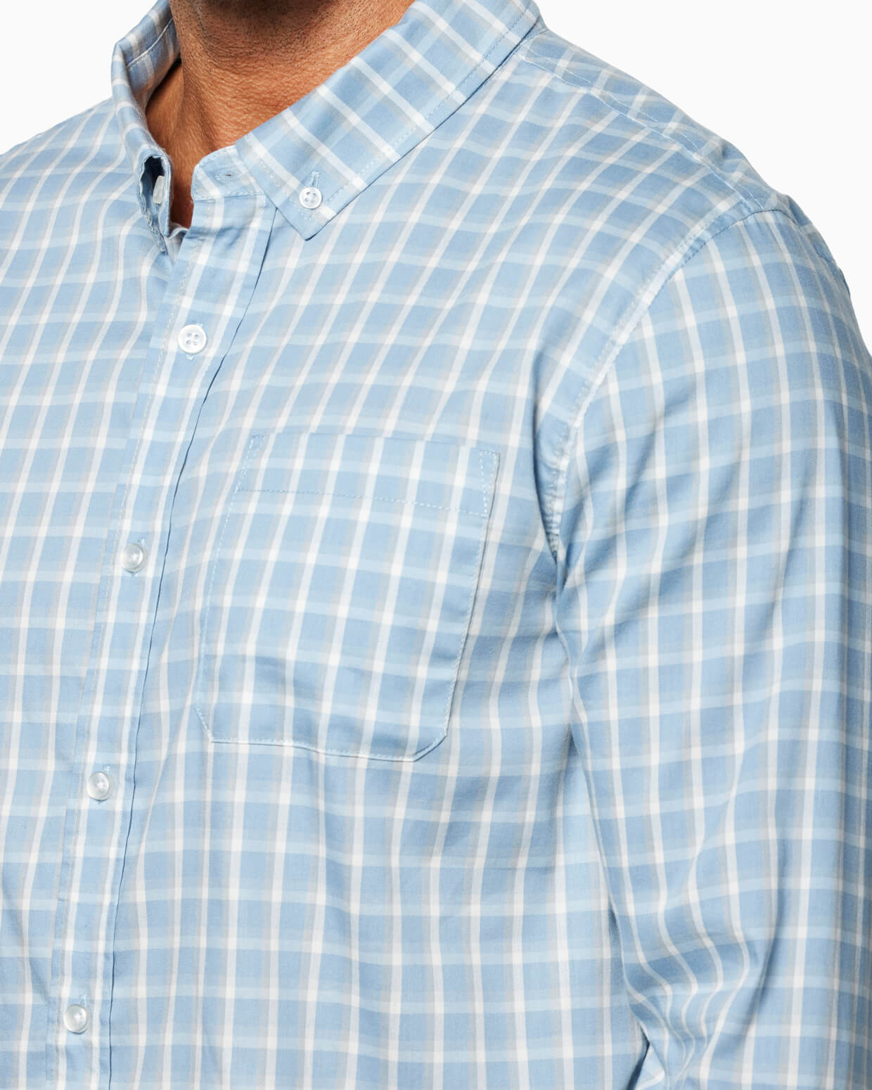 Pinnacle Sport Shirt | Blue Plaid