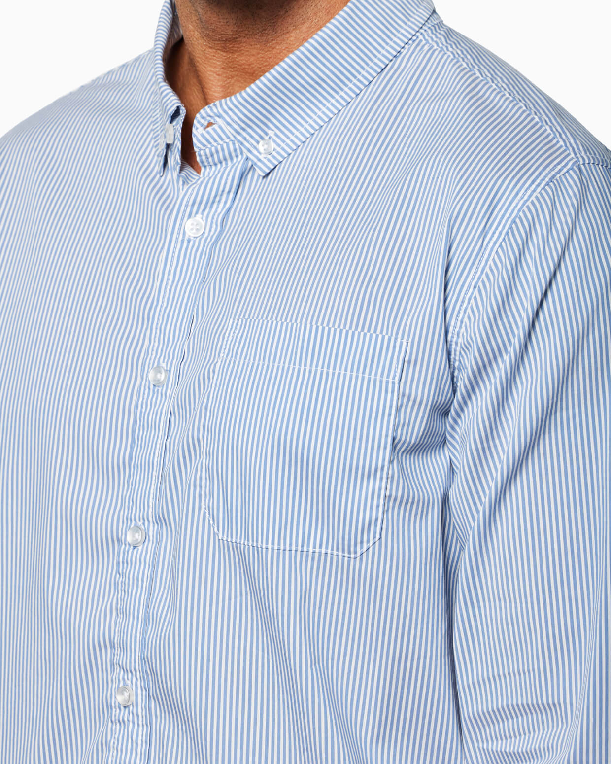 Pinnacle Sport Shirt | Blue Stripe