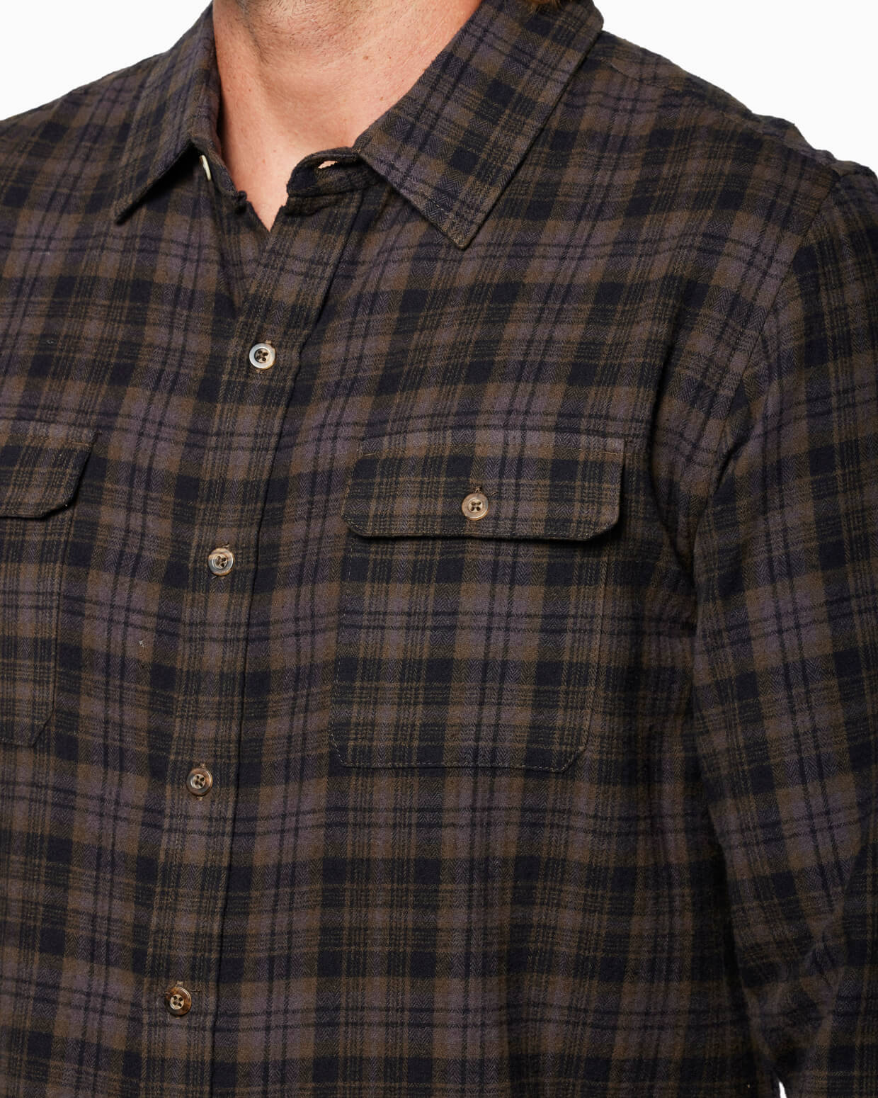Alder Flannel | Coffee