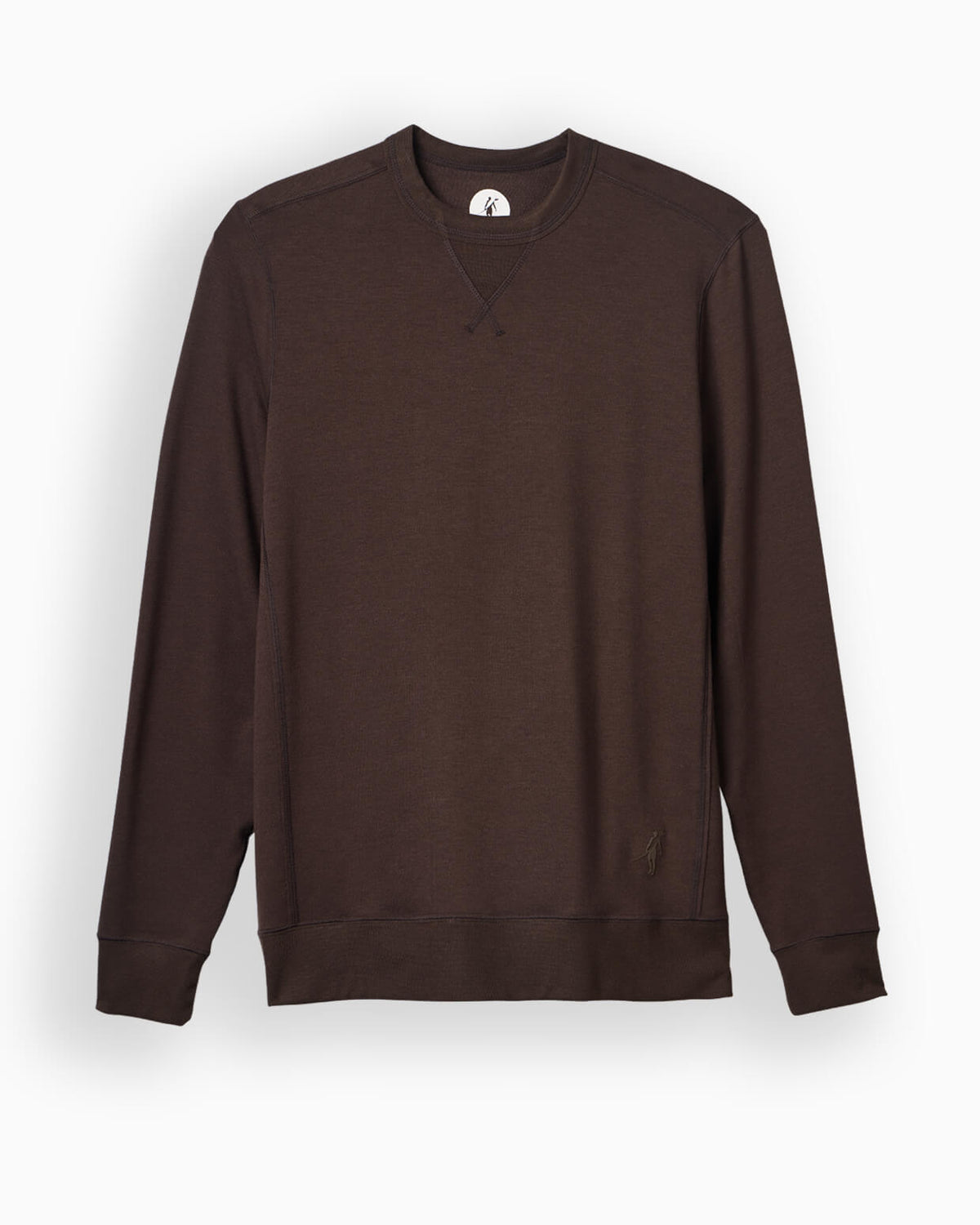 Brown crewneck on a white background #color_espresso
