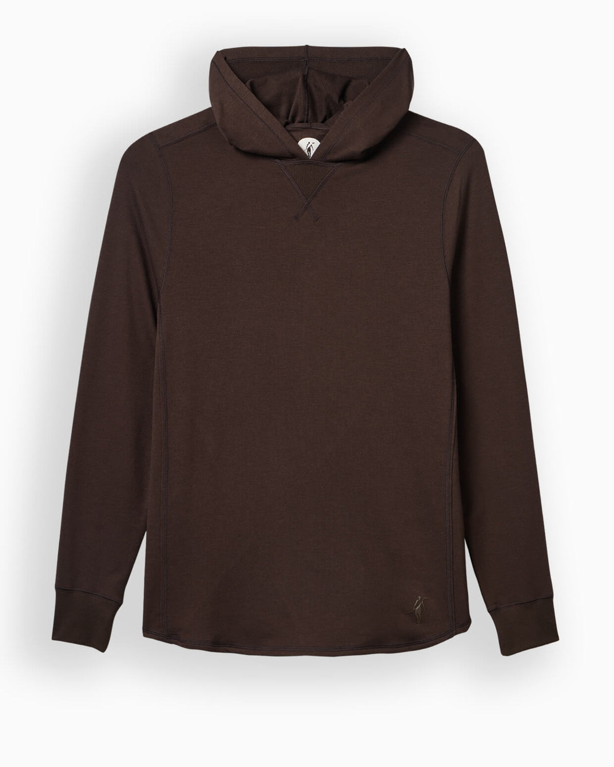 Brown hoodie on a white background #color_espresso