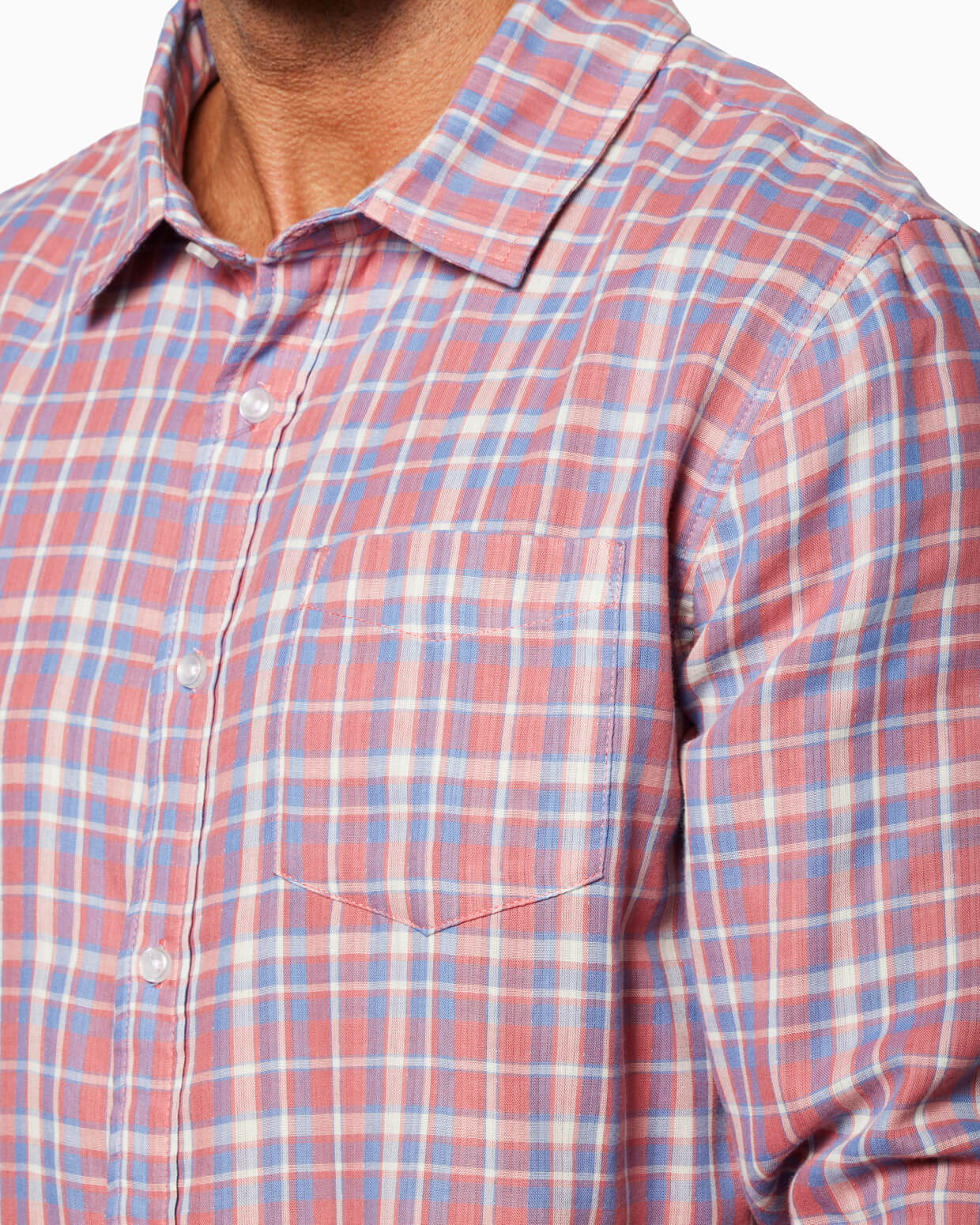 Deuce Double Cloth Shirt | Faded Rose