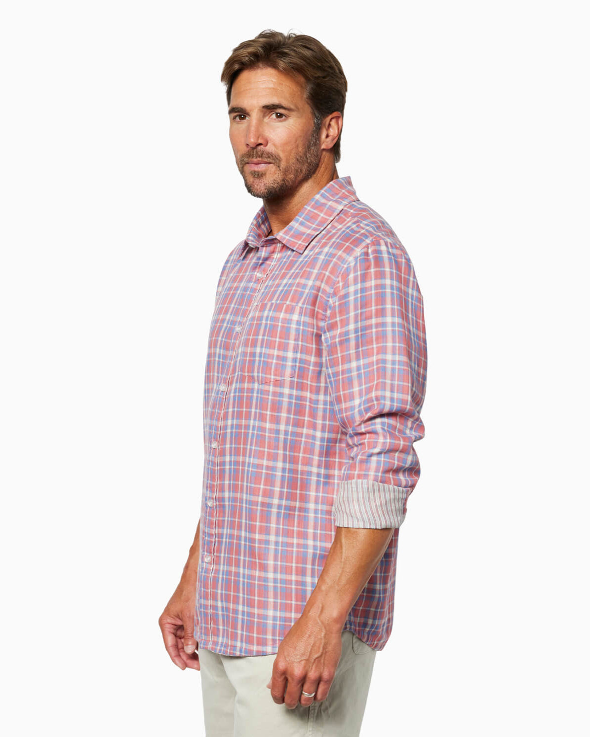 Deuce Double Cloth Shirt | Faded Rose