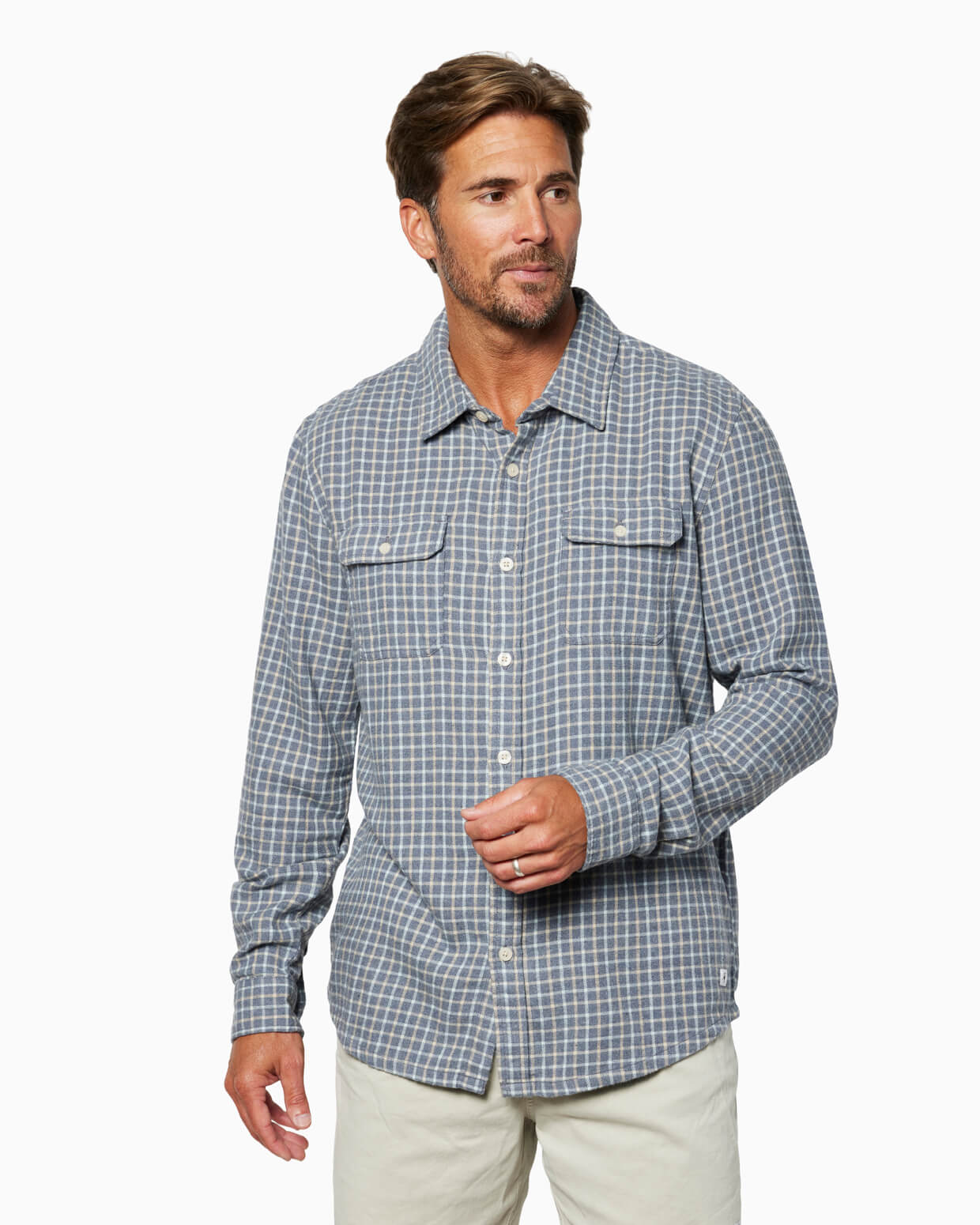 Alder Flannel | Grey Heather