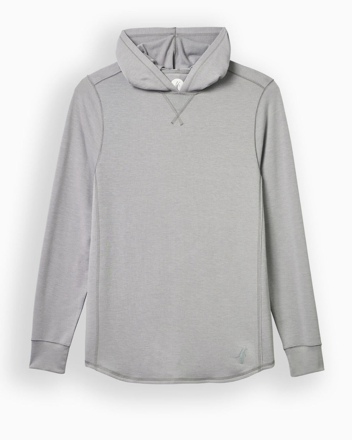 Grey hoodie on a white background #color_light grey