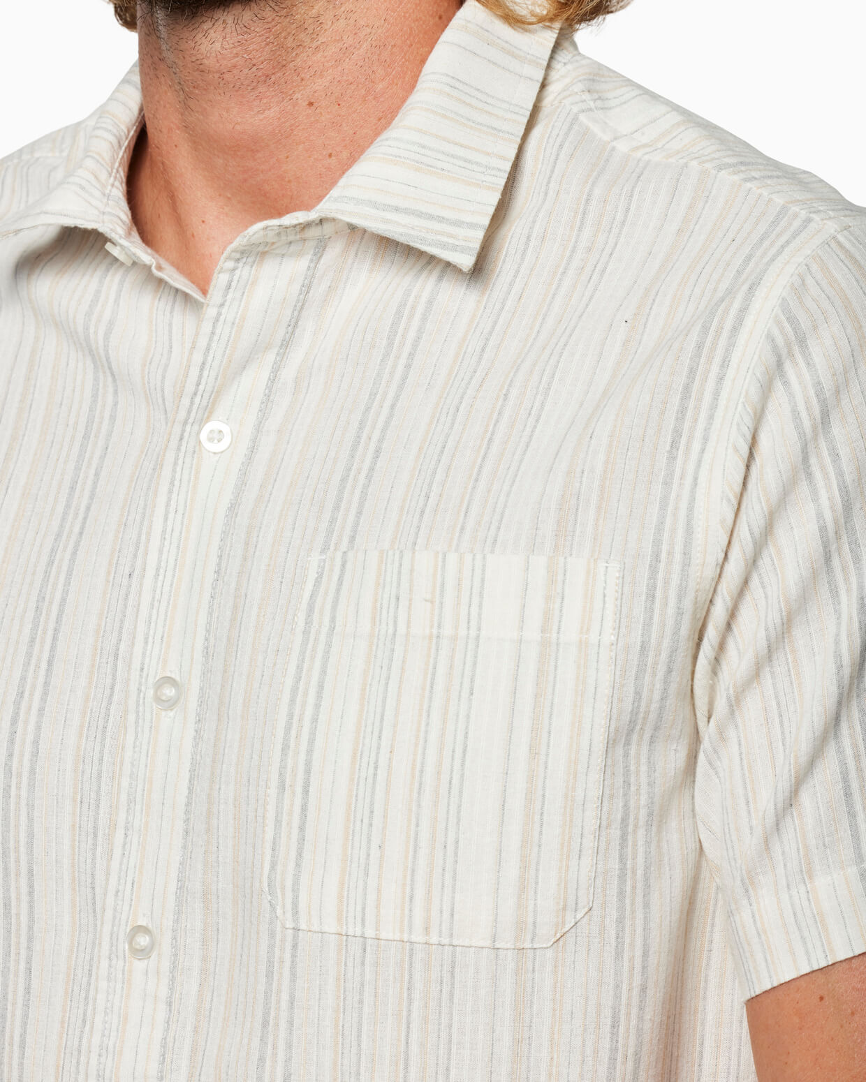 Coastline Woven | Natural Stripe