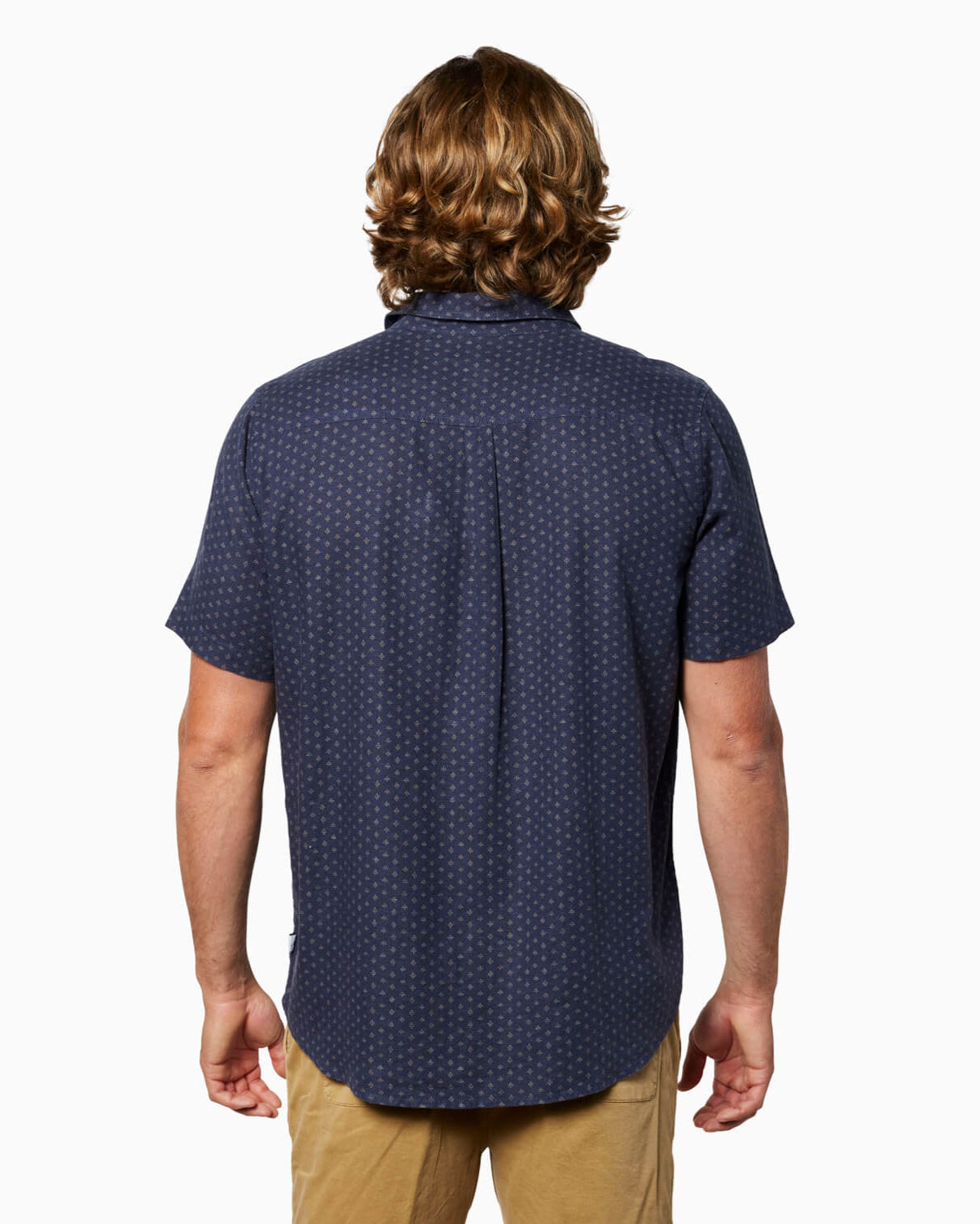 Coastline Woven | Navy Micro Mark