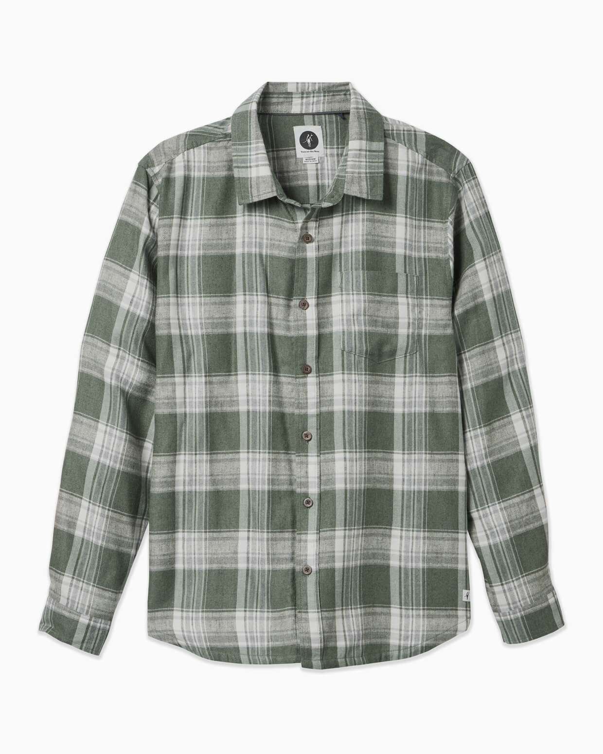 Monarch Flannel | Olive Plaid