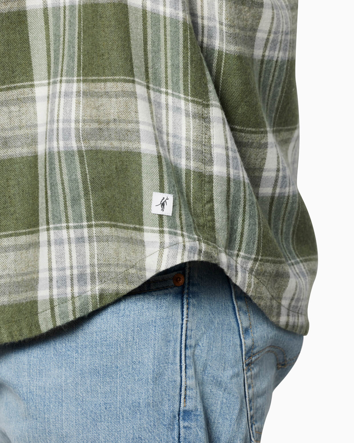 Monarch Flannel | Olive Plaid
