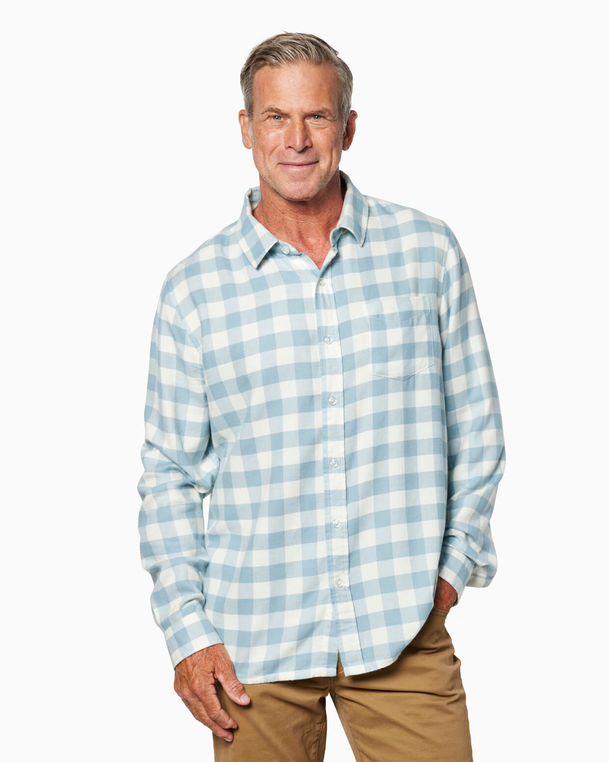 Monarch Flannel | Sea Check