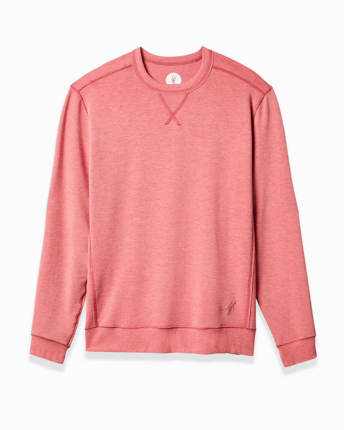 Men's spice long-sleeve shirt from Toes on the Nose, displayed on a clean background. #color_spice