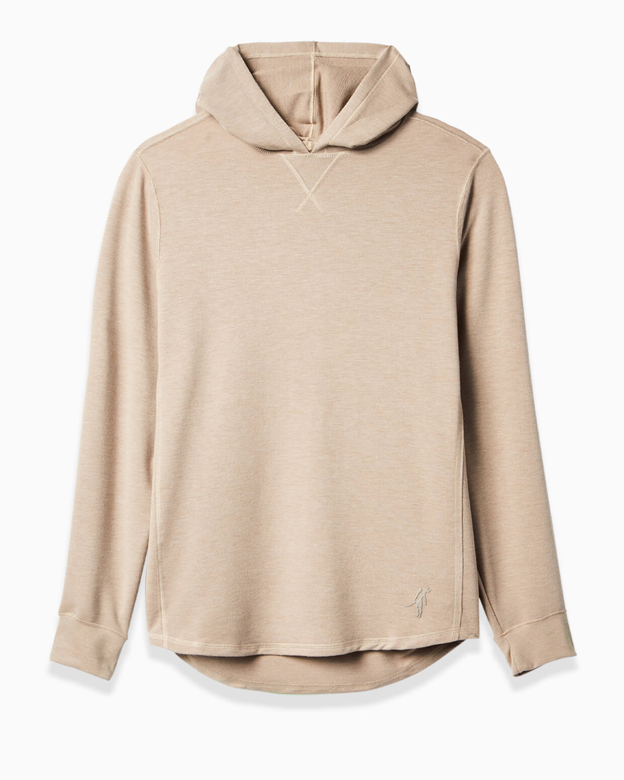 Otrain Prana Hooded Henley Sweater Schooner Long Sleeve Hoodie