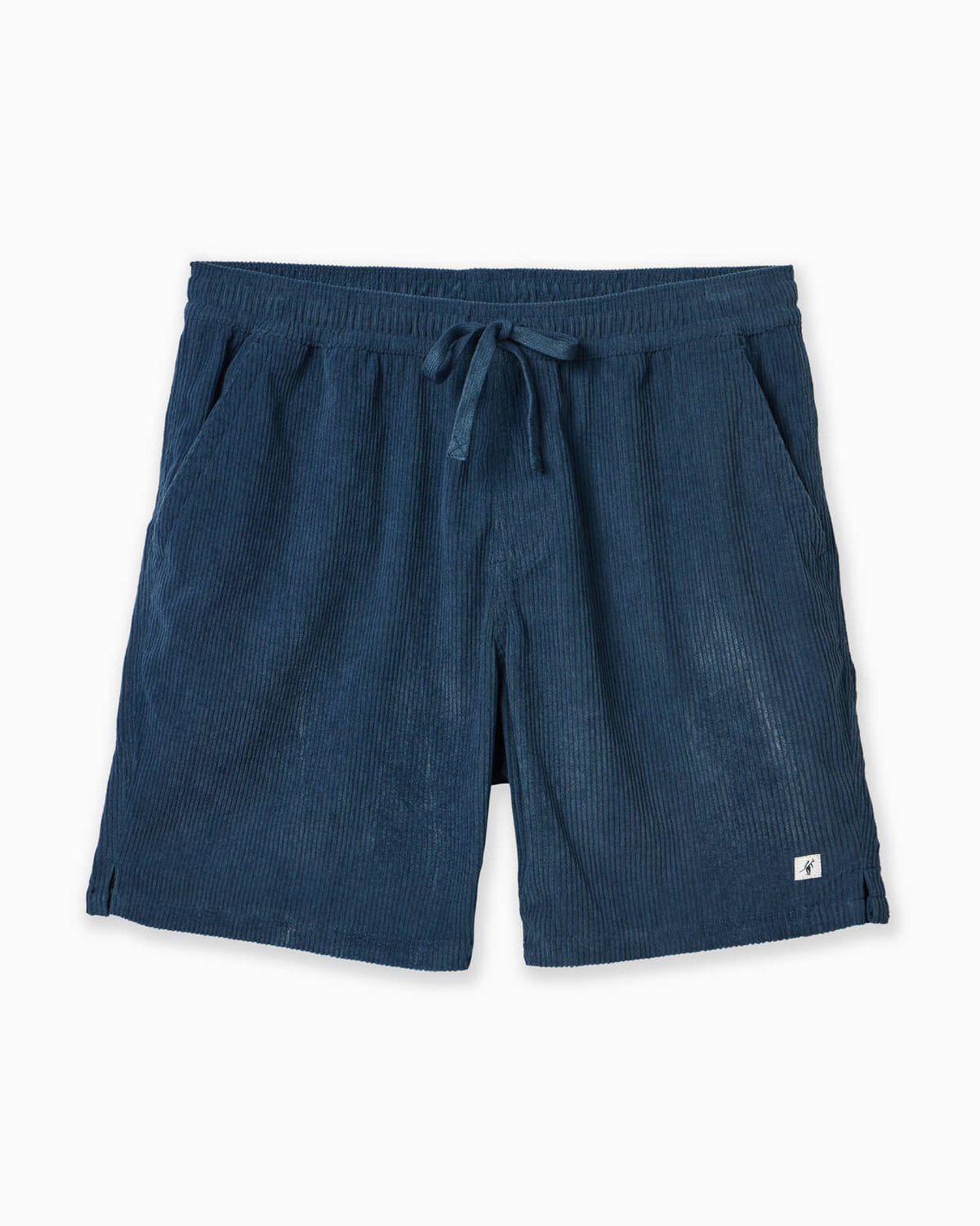 Mens navy short against a white background #color_navy cord