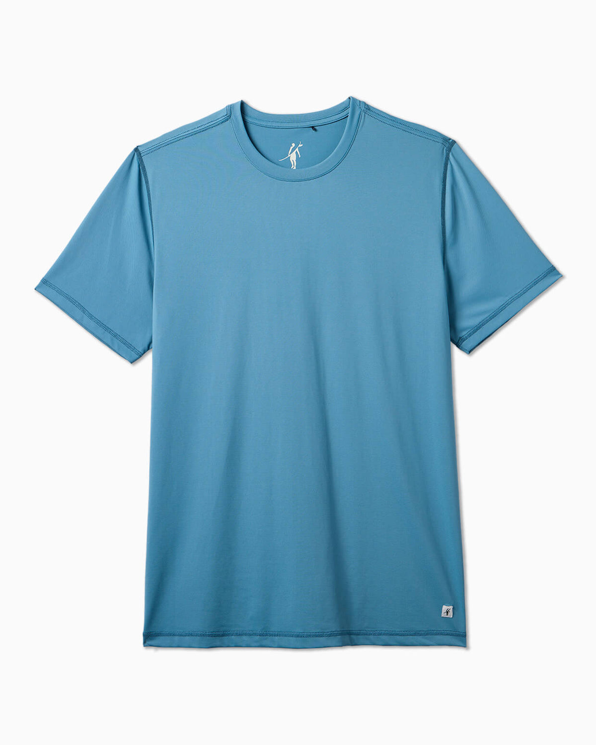 Blue t-shirt on a white background #color_ocean crew