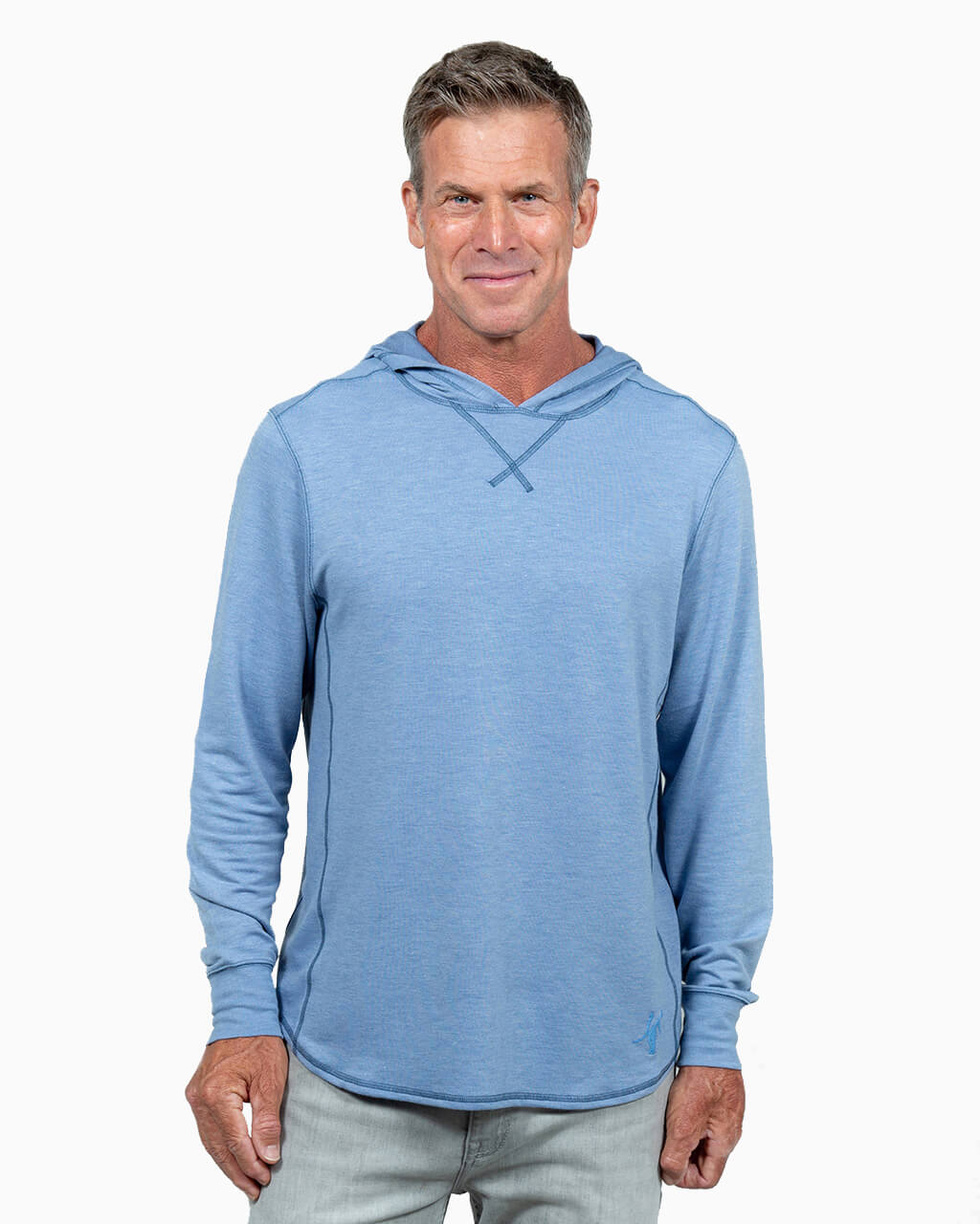 Schooner | Long Sleeve Hoodie (Sea Silk)