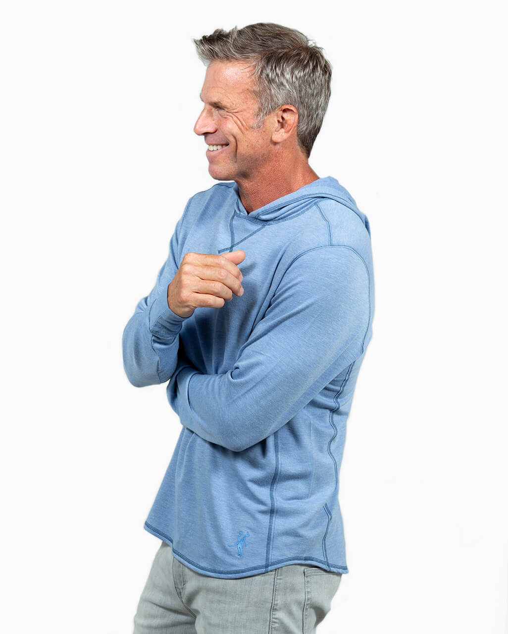 Schooner | Long Sleeve Hoodie (Sea Silk)