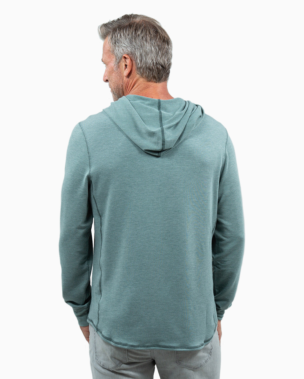 Schooner | Long Sleeve Hoodie (Sea Silk)