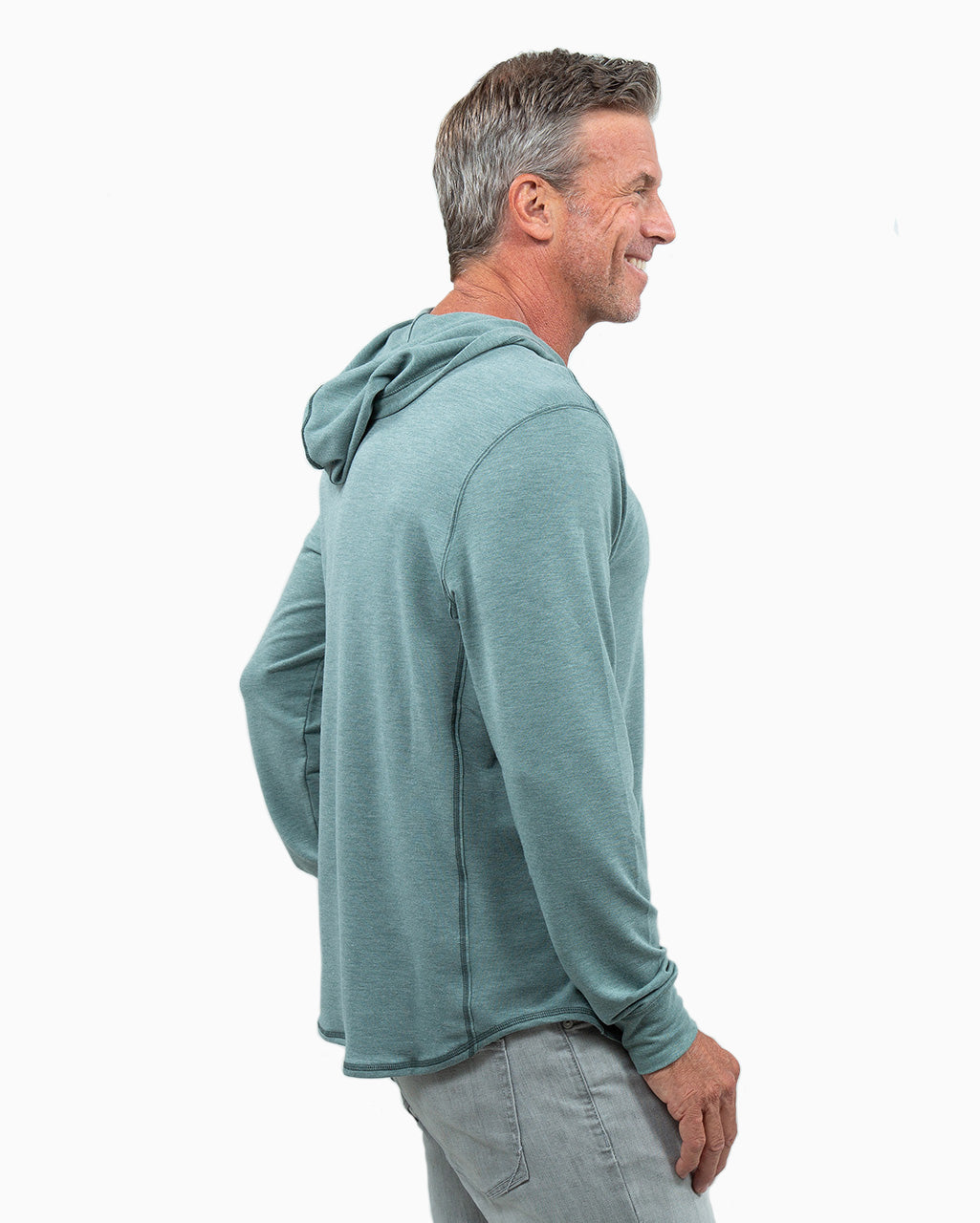 Schooner | Long Sleeve Hoodie (Sea Silk)