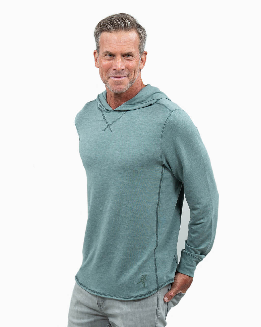 Schooner | Long Sleeve Hoodie (Sea Silk)