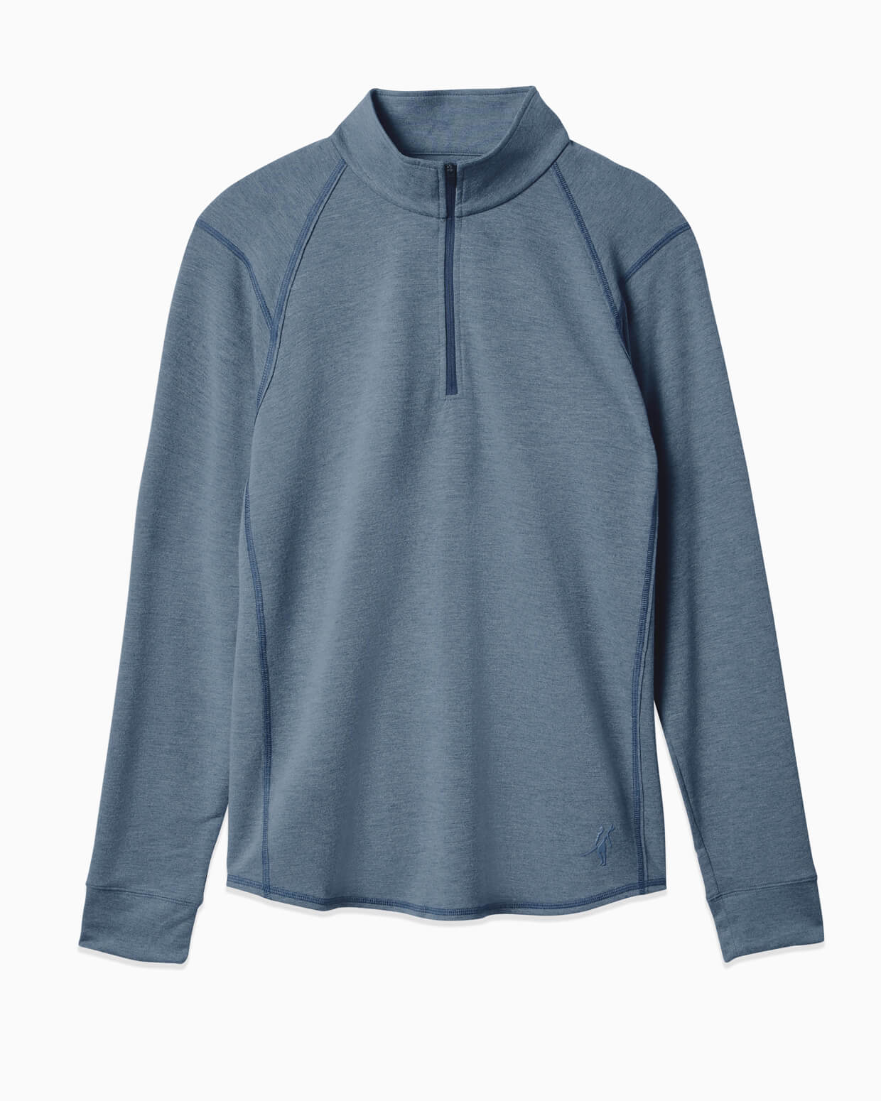 Barrel | Long Sleeve Raglan Half-Zip (Sea Silk)