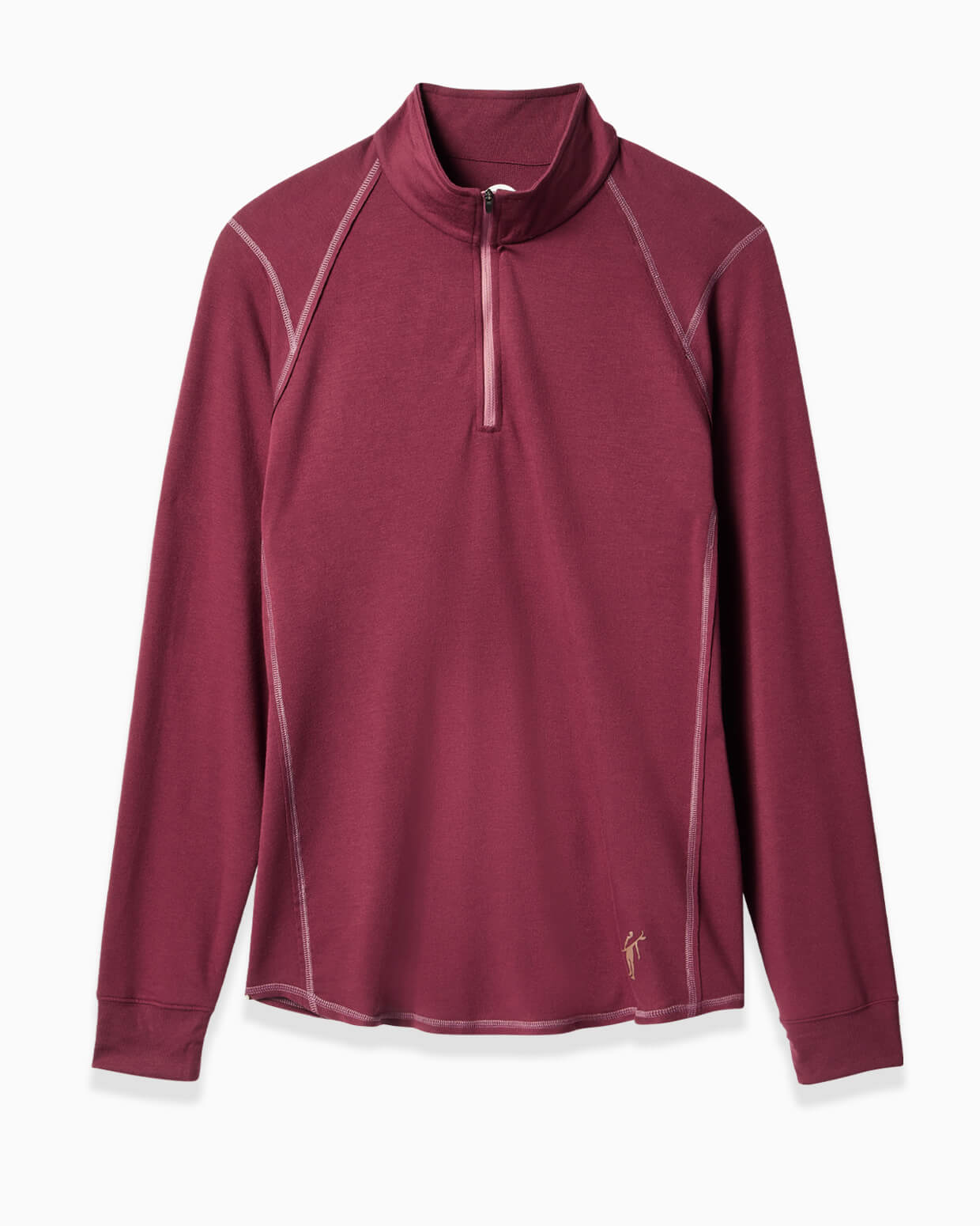 Barrel | Long Sleeve Raglan Half-Zip (Sea Silk)