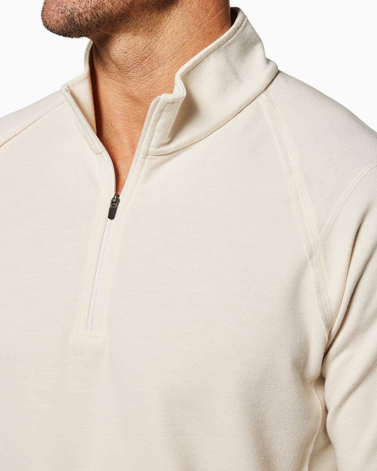 Barrel | Long Sleeve Raglan Half-Zip (Sea Silk)
