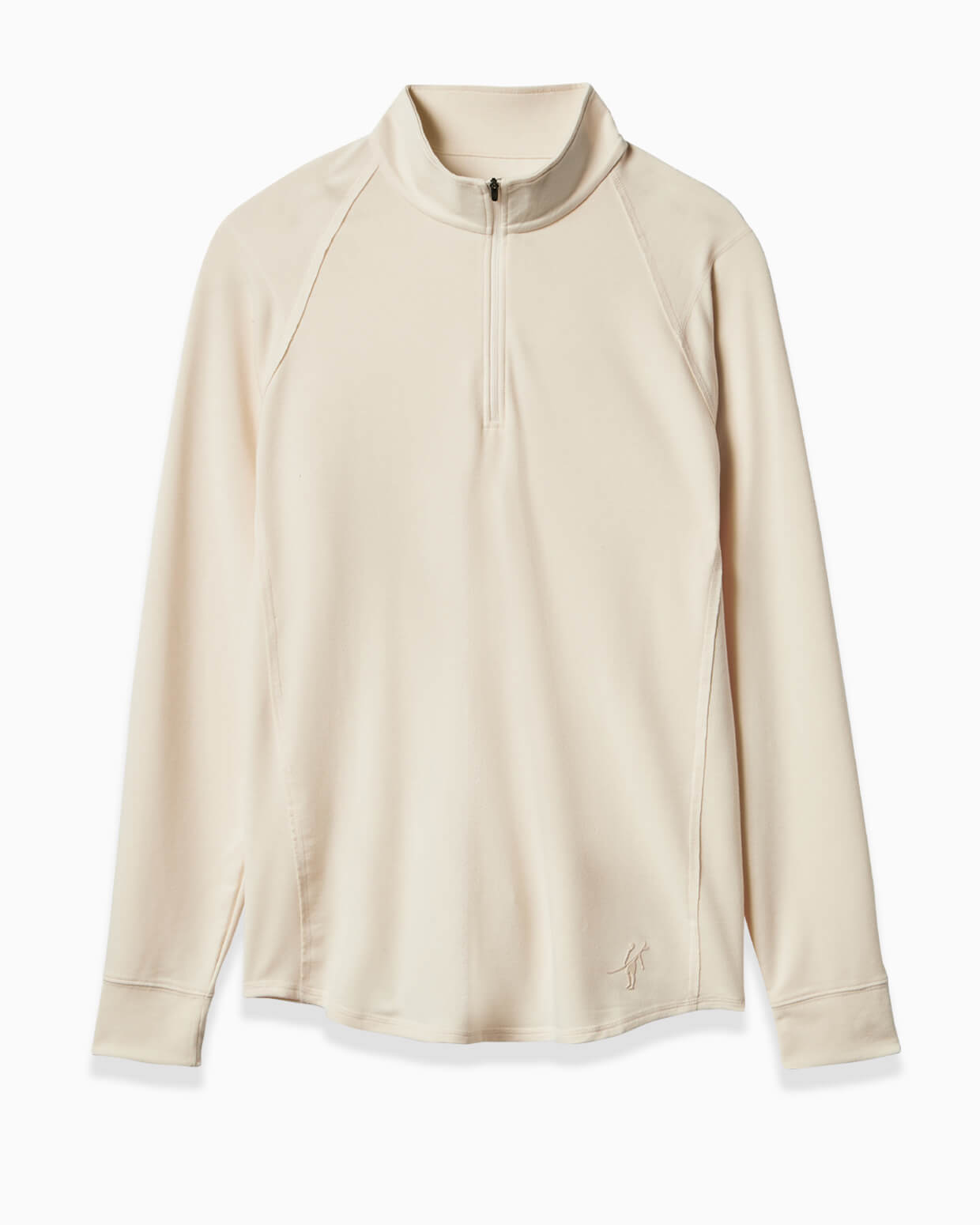 Barrel | Long Sleeve Raglan Half-Zip (Sea Silk)