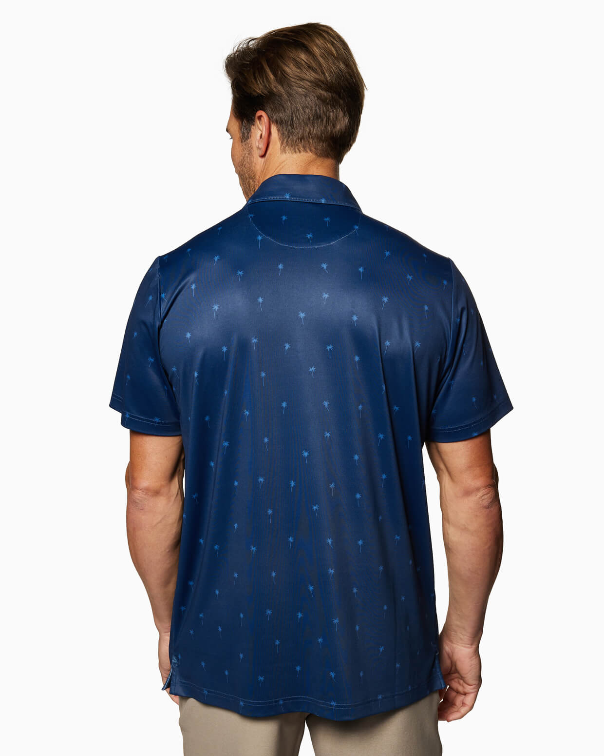 Clubhouse Polo | Navy Palmtrees
