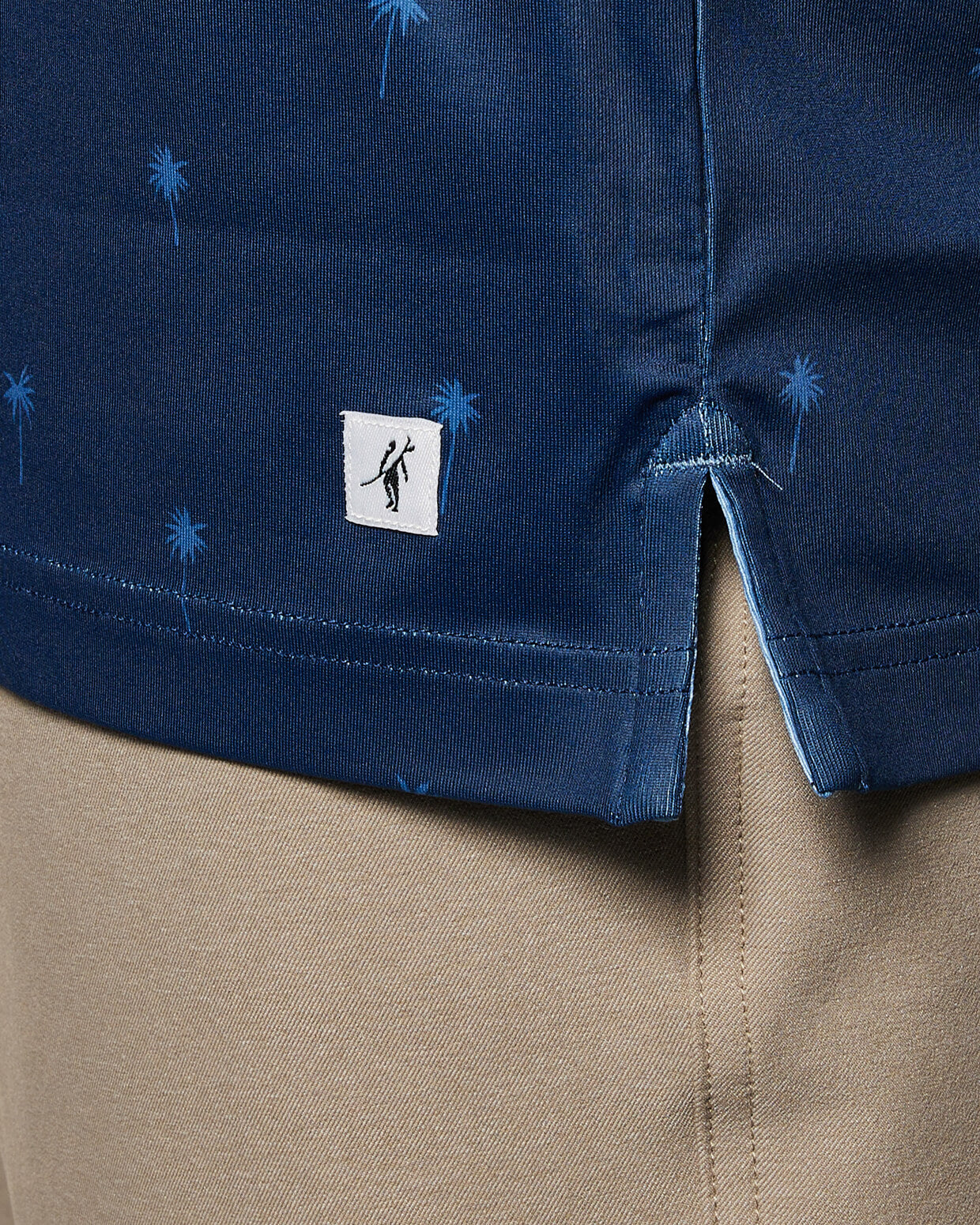 Clubhouse Polo | Navy Palmtrees