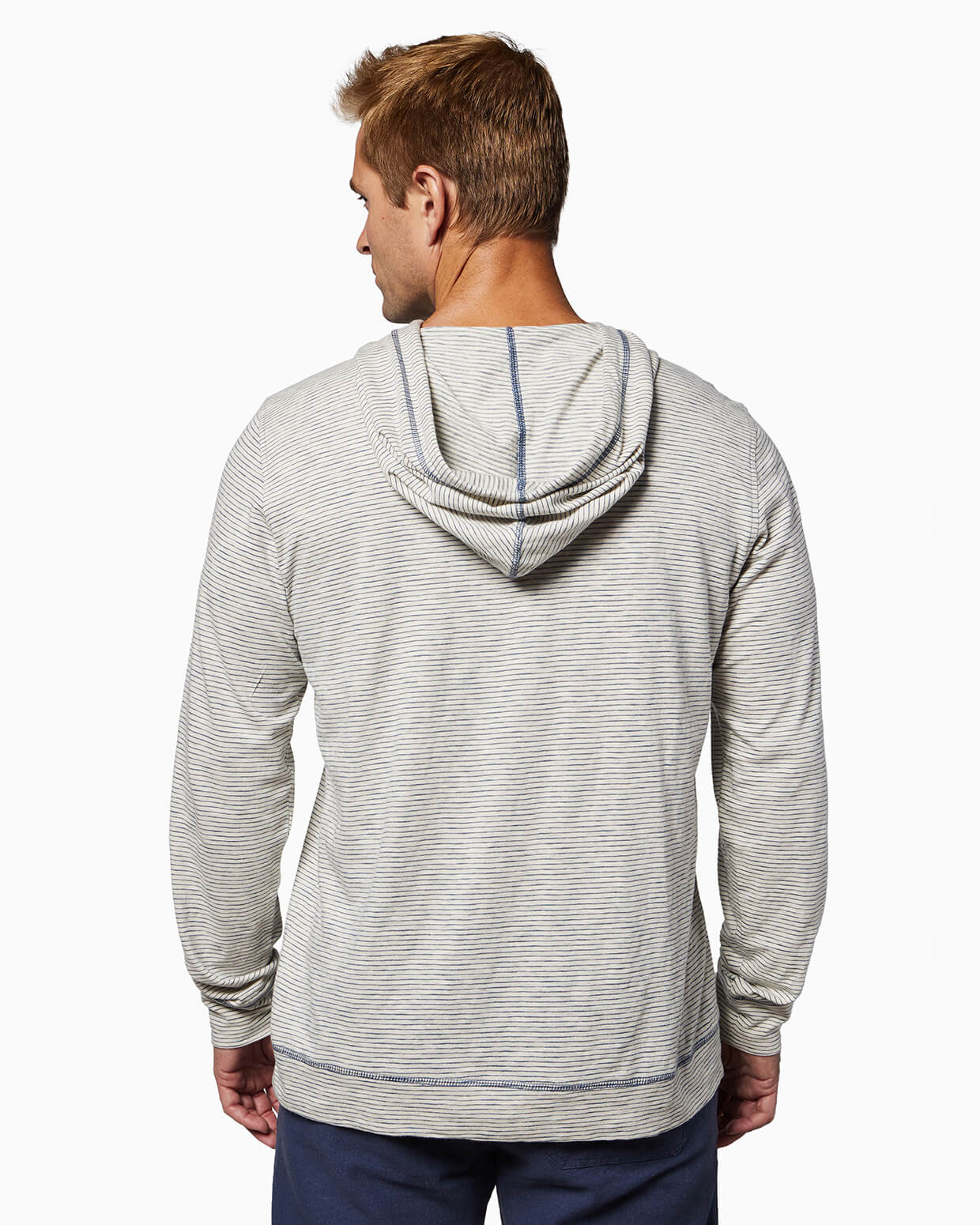 Topside Hoodie | Natural Stripe