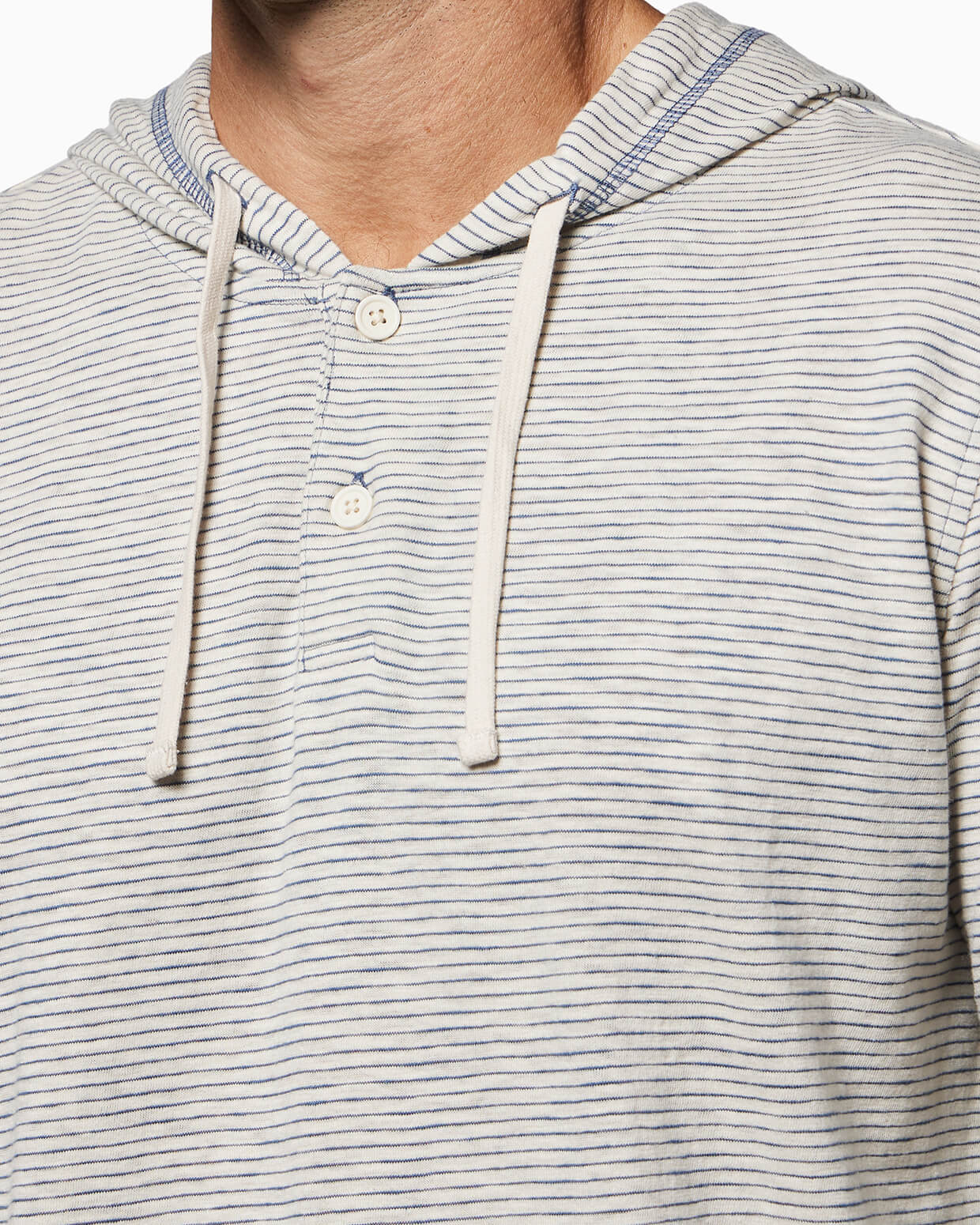 Topside Hoodie | Natural Stripe