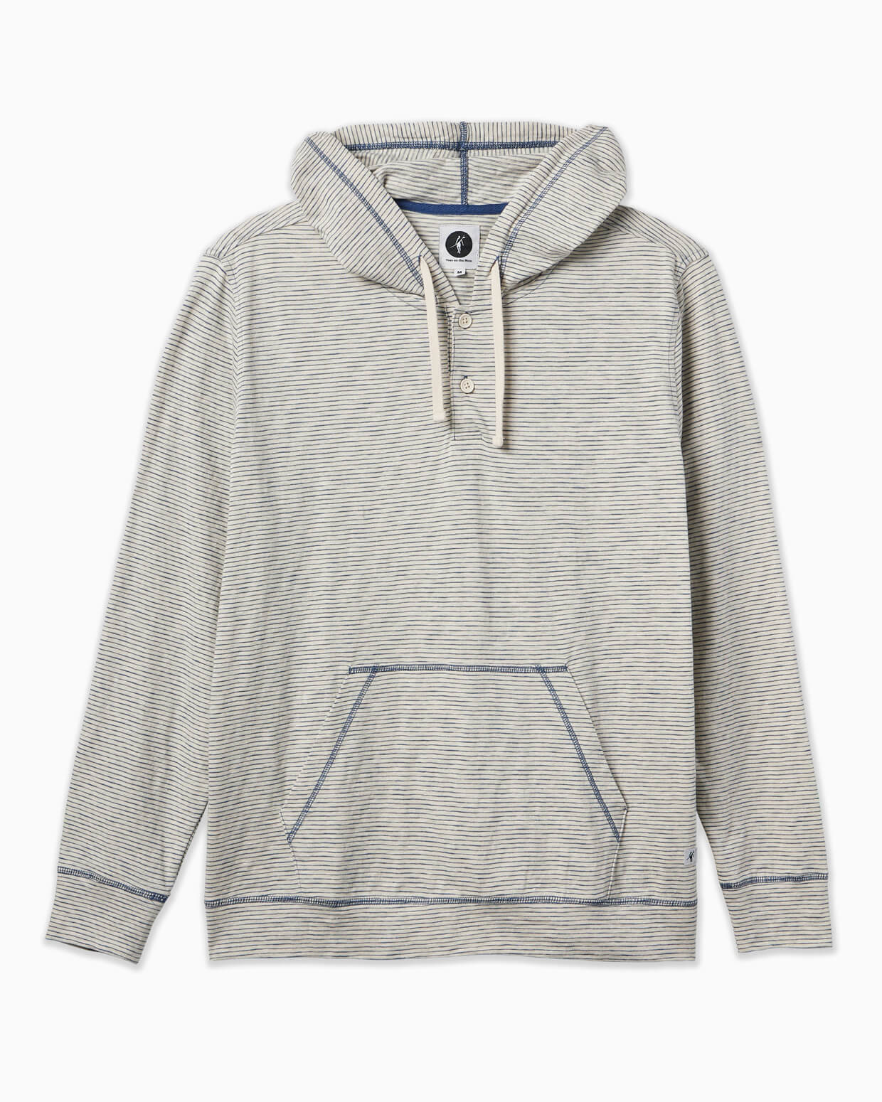 Topside Hoodie | Natural Stripe
