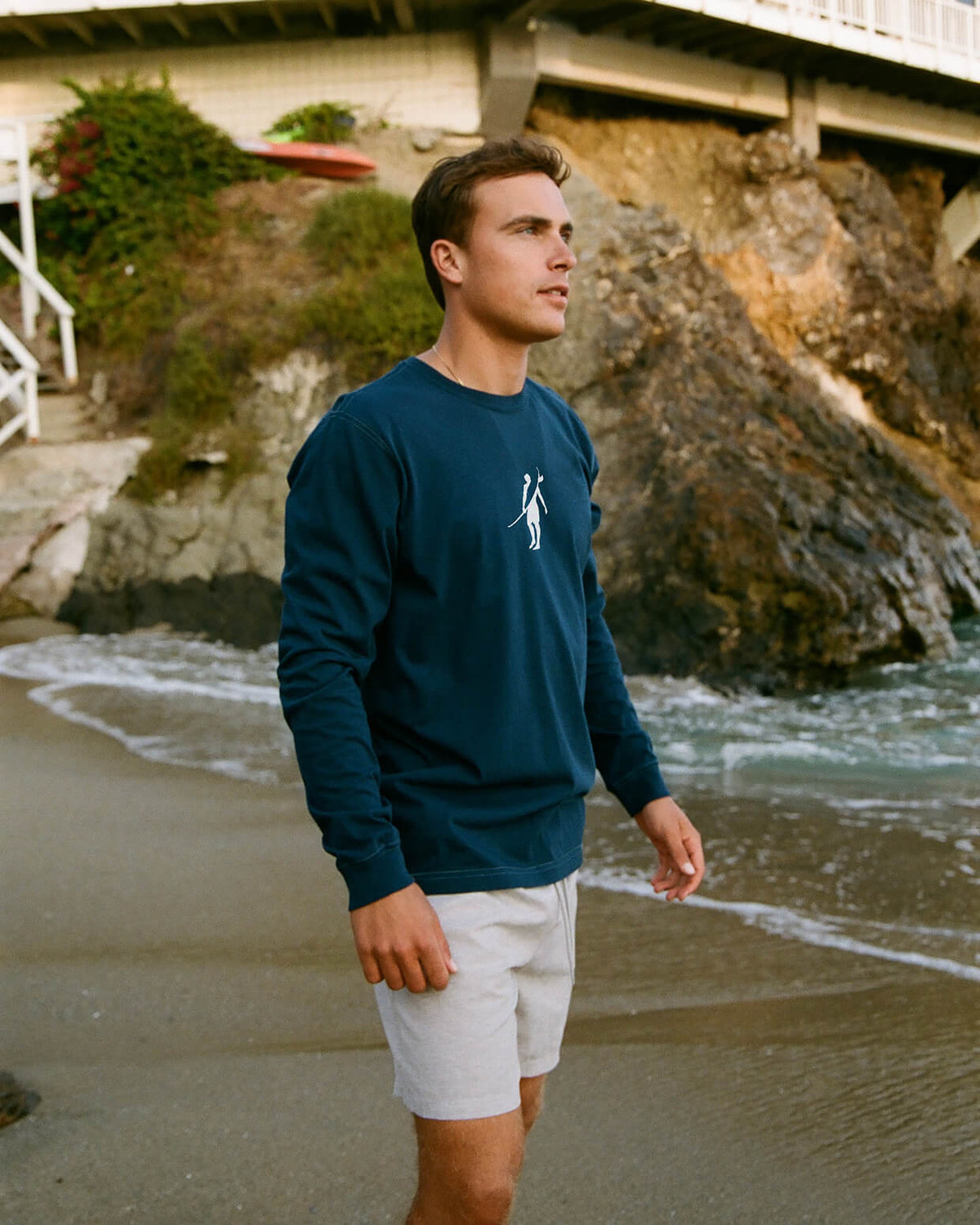 Dawn Patrol | Long Sleeve T-Shirt LIFESTYLE #color_navy
