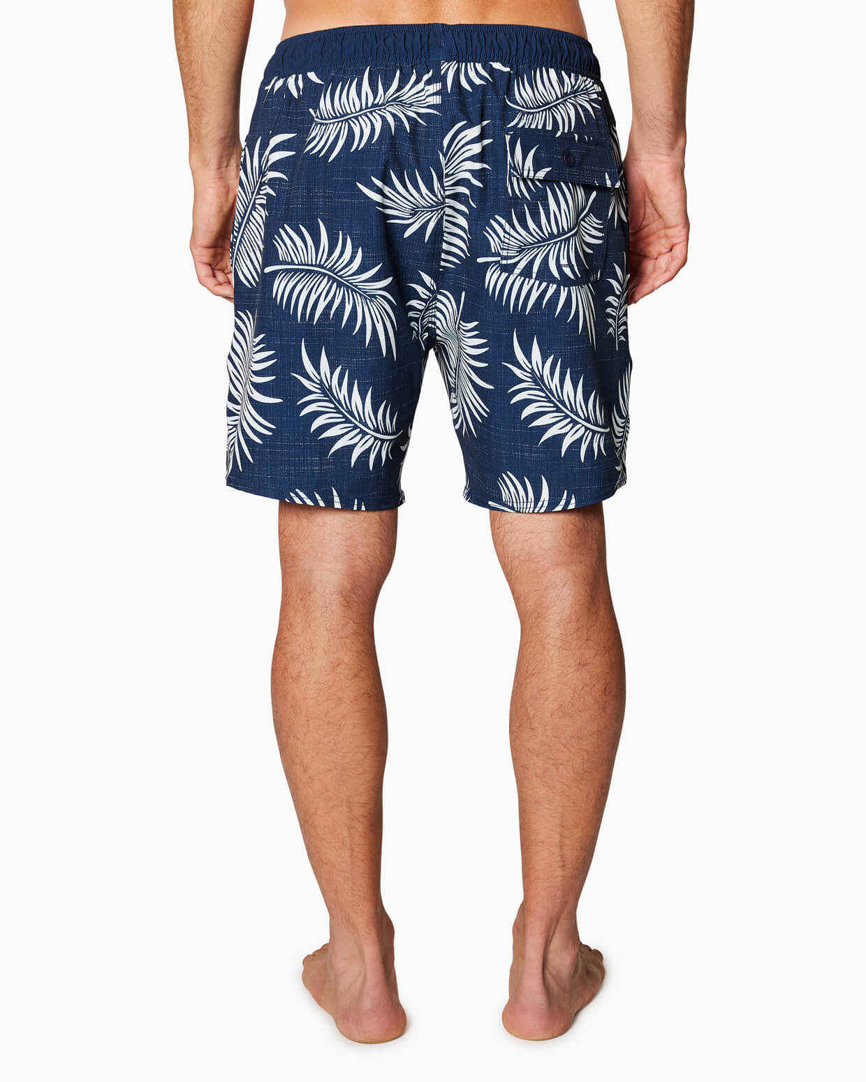 Malibu | Navy Breezy Palms