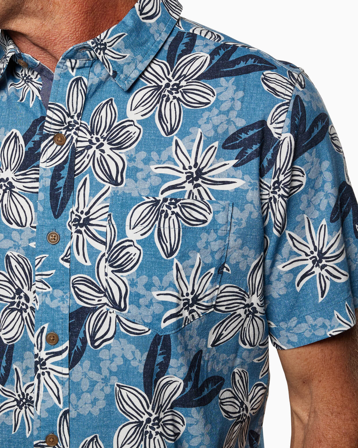 Coastline Woven | Blue Floral