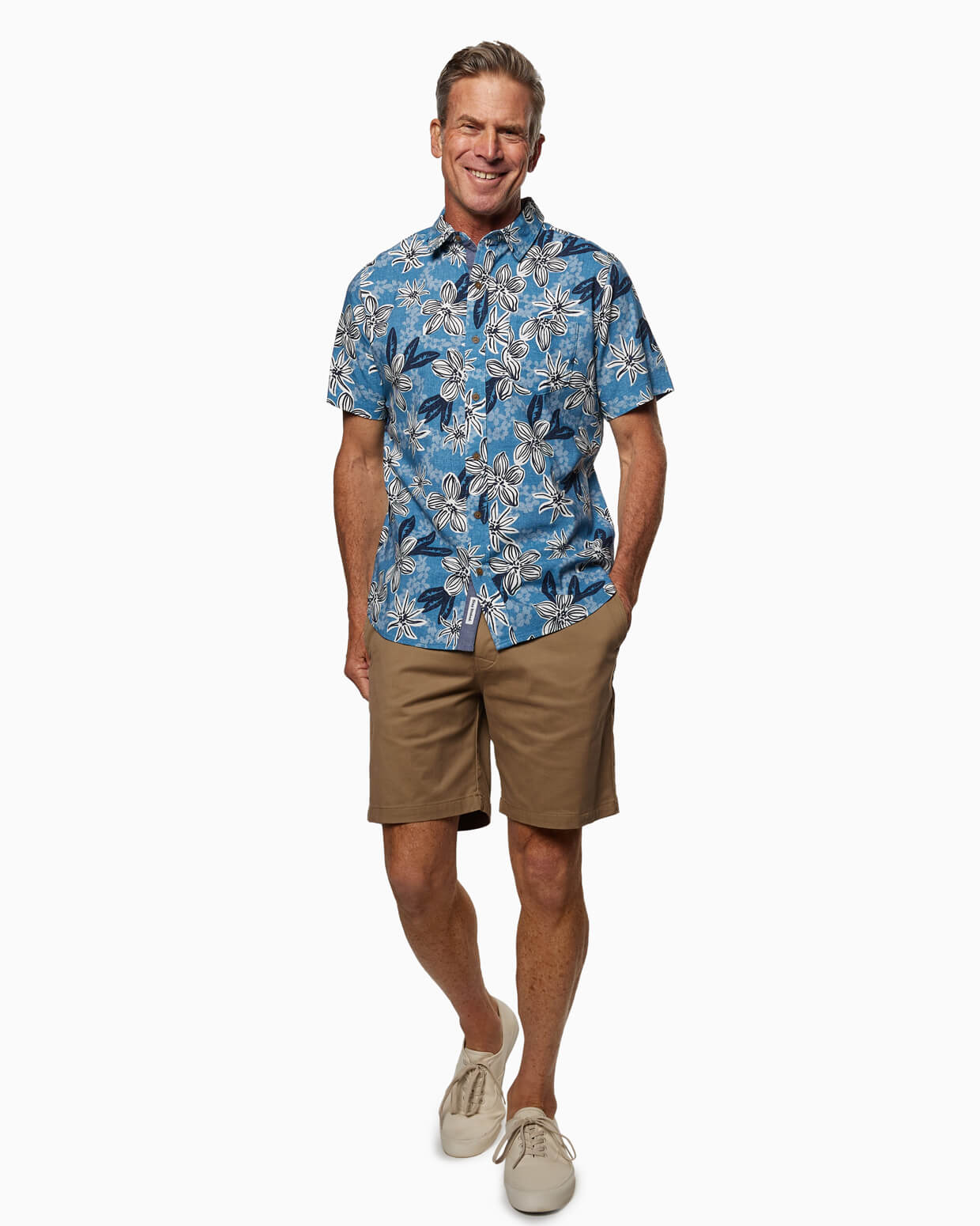 Coastline Woven | Blue Floral