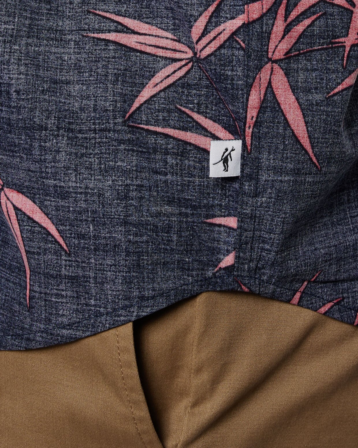 Coastline Woven | Bamboo Navy