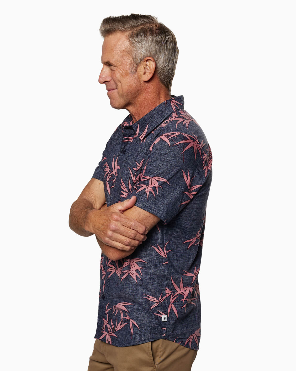 Coastline Woven | Bamboo Navy