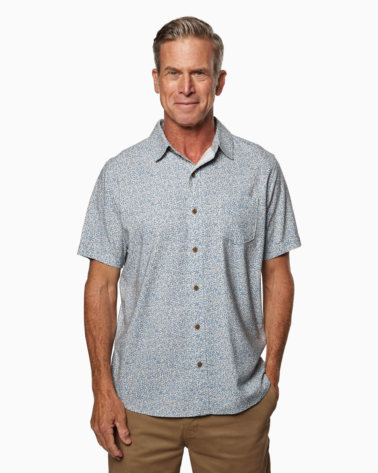 Coastline Woven | Pearl Micro Floral