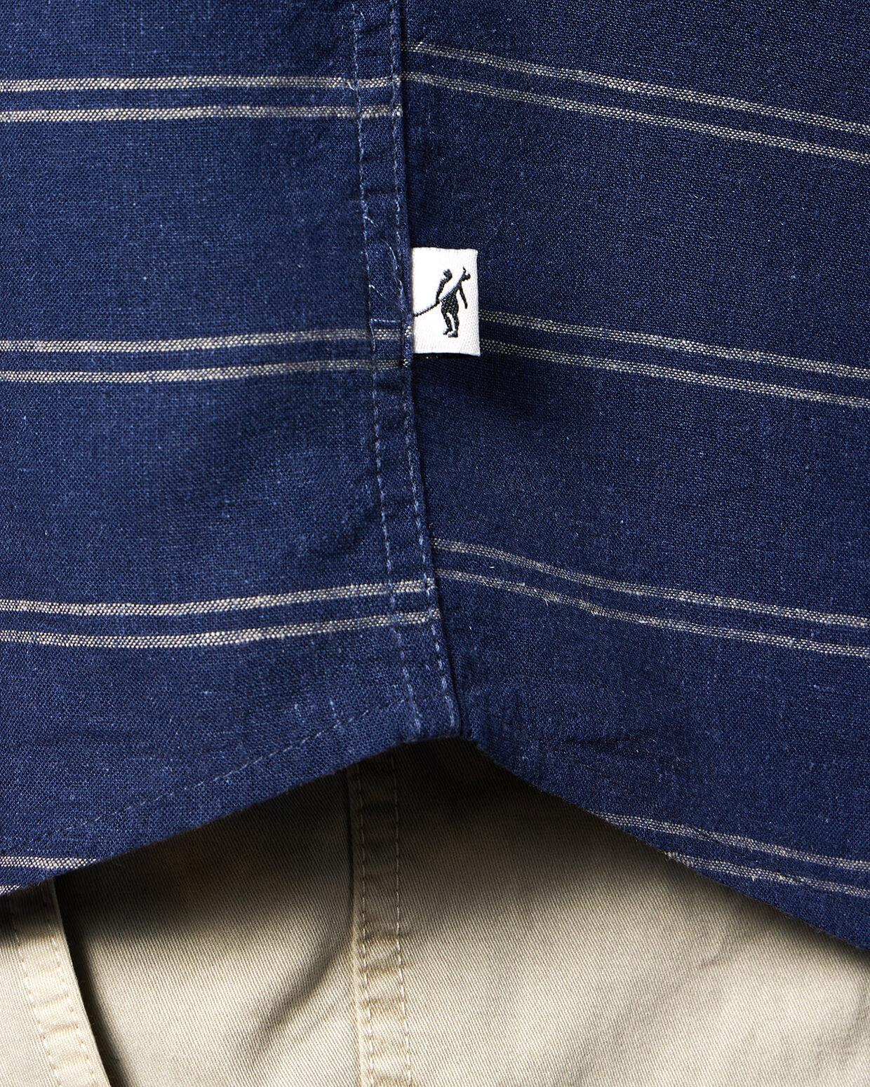 Coastline Woven | Navy Stripe
