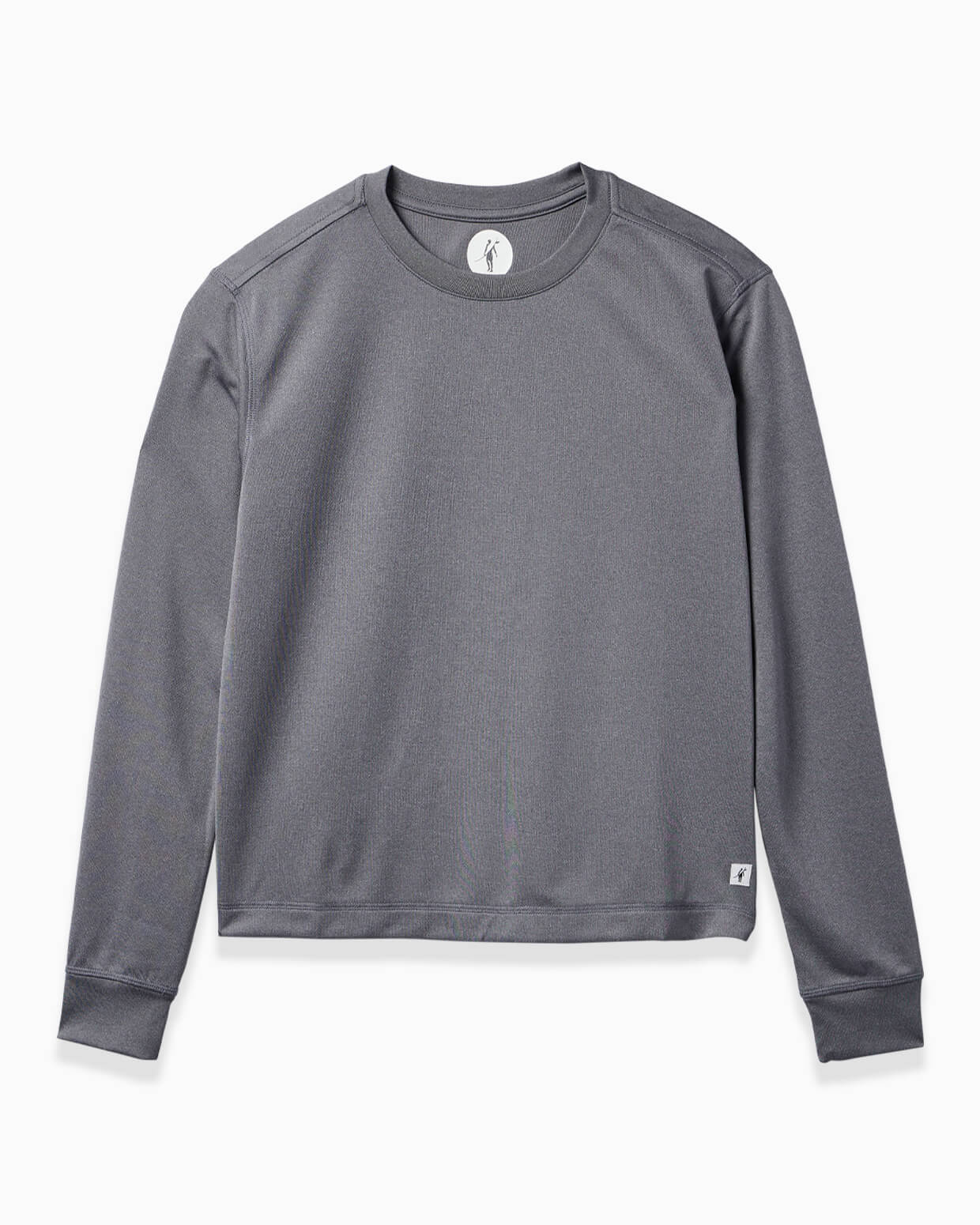 Sea-Tec Performance Crew | Women's HEATHER GREY flat