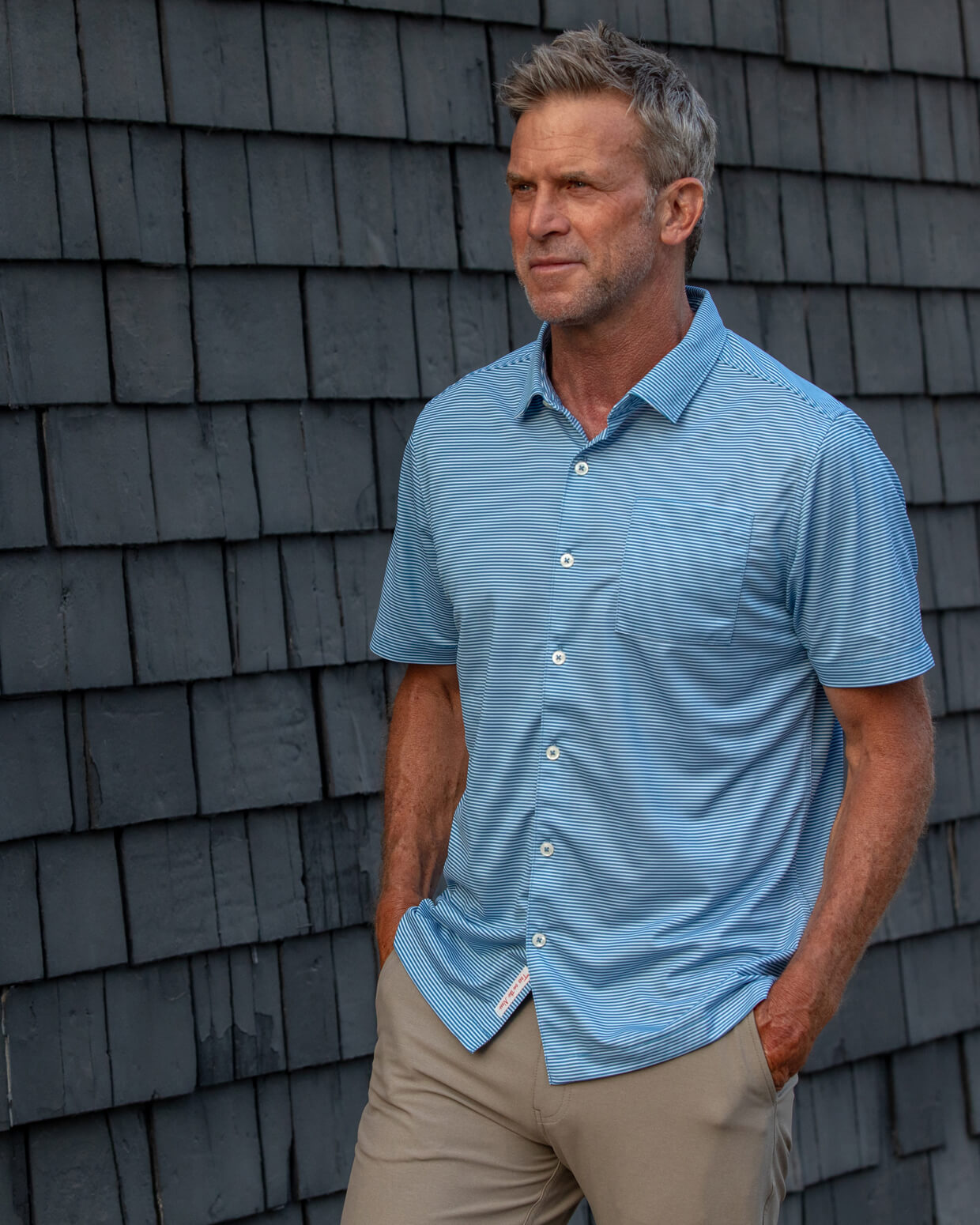 Myrtle Beach | Performance Button-Up MYRTLE OCEAN lifestyle