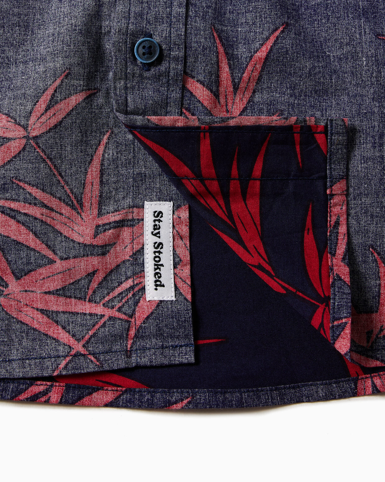 Coastline Woven | Bamboo Navy