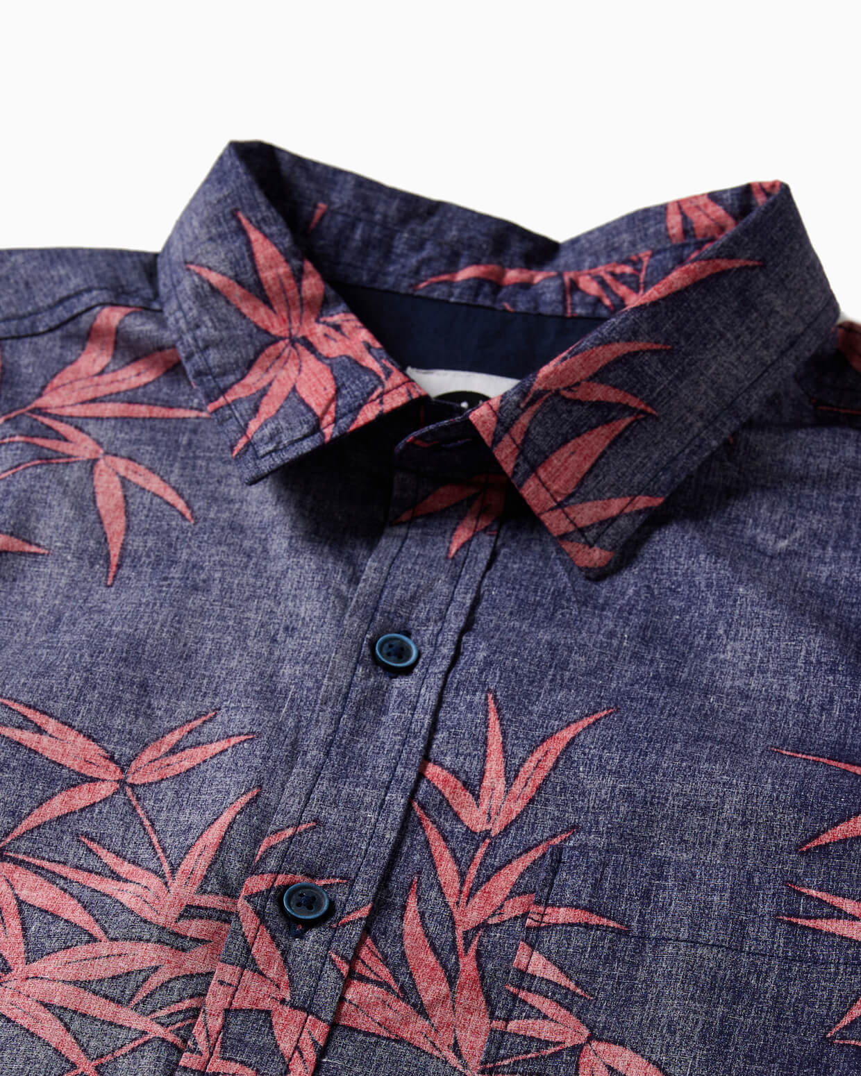 Coastline Woven | Bamboo Navy