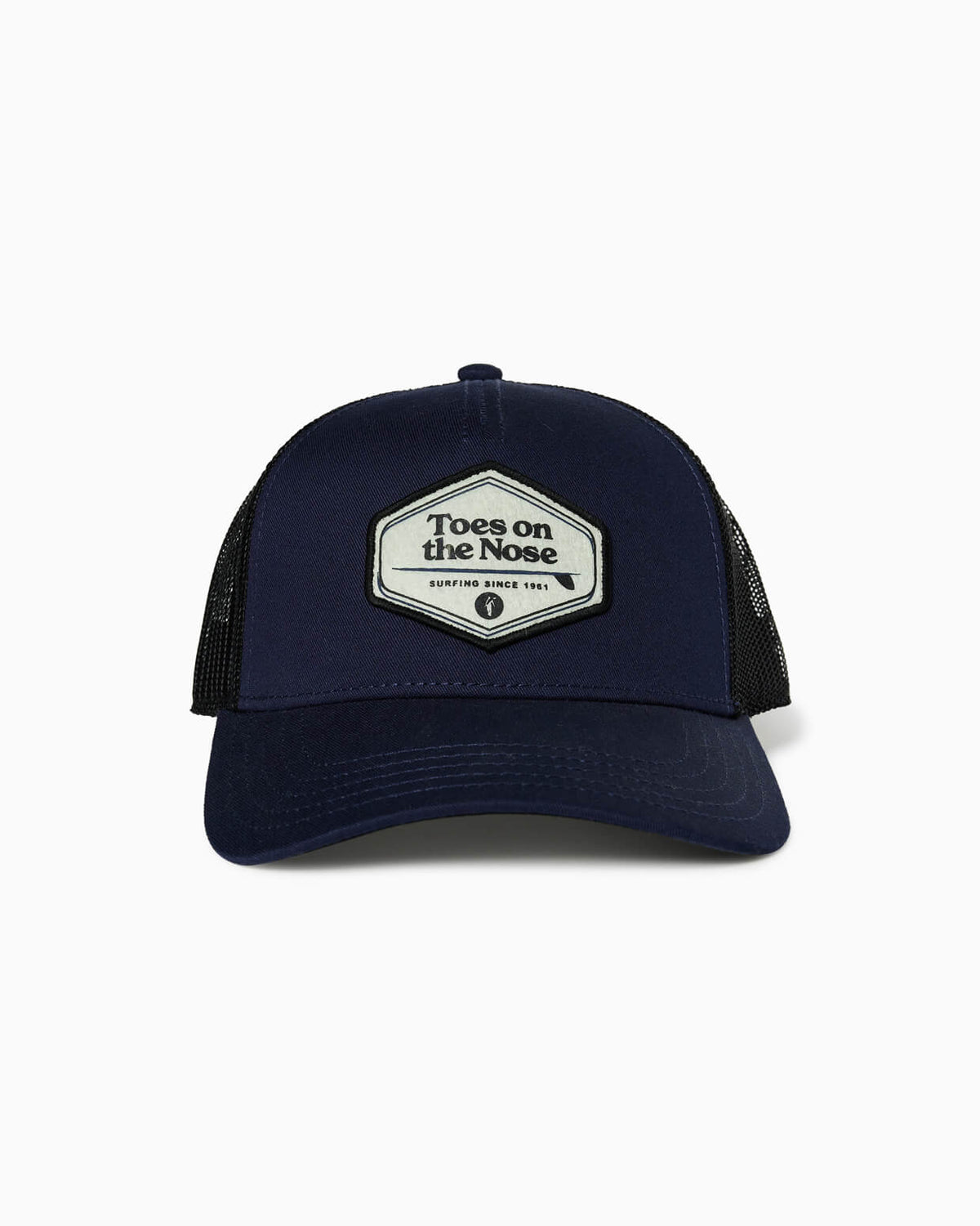 Legacy | Adjustable Trucker Hat NAVY front #color_navy