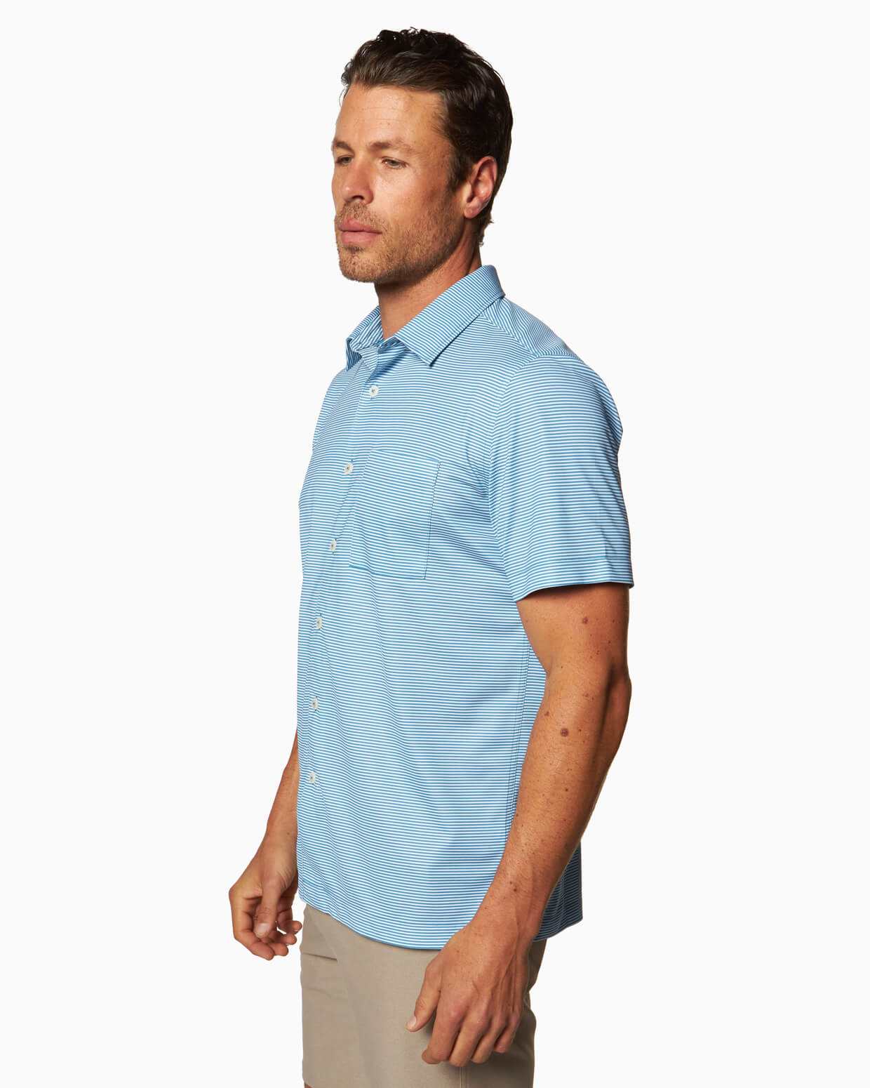 Myrtle Beach | Performance Button-Up MYRTLE OCEAN side