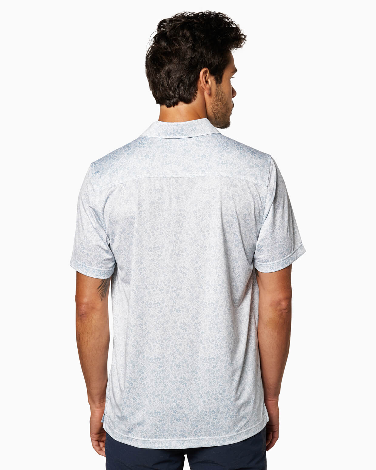 Ace Polo | White Floral