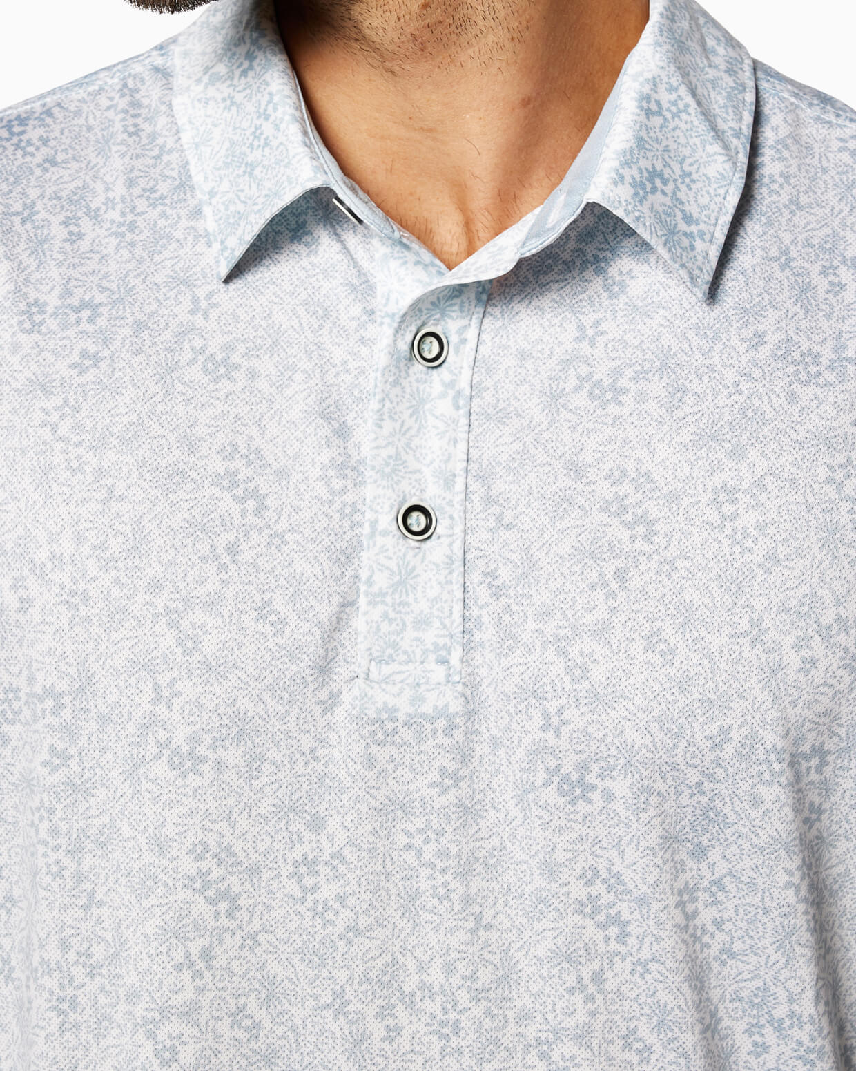 Ace Polo | White Floral